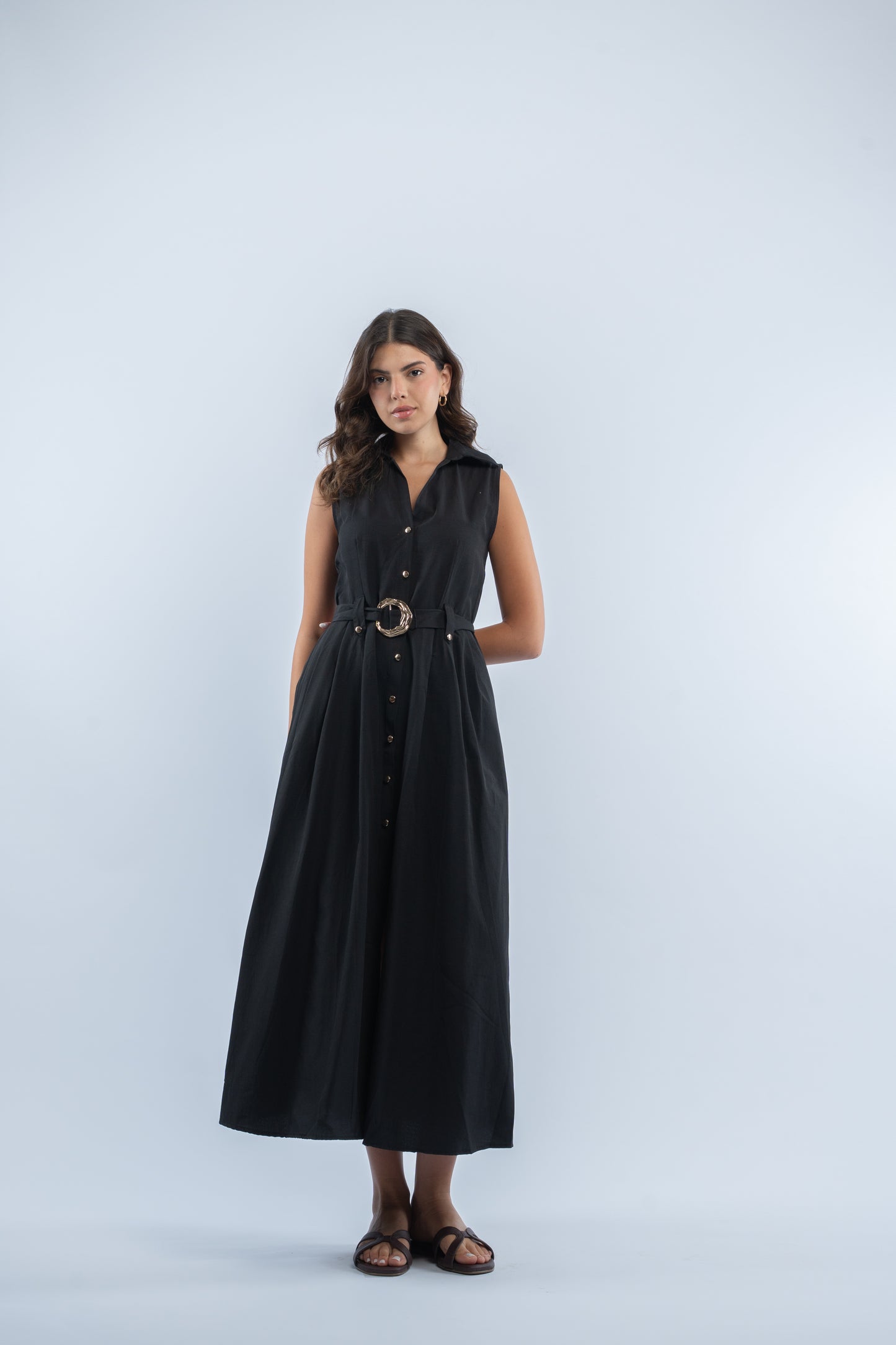 Verona belted dress