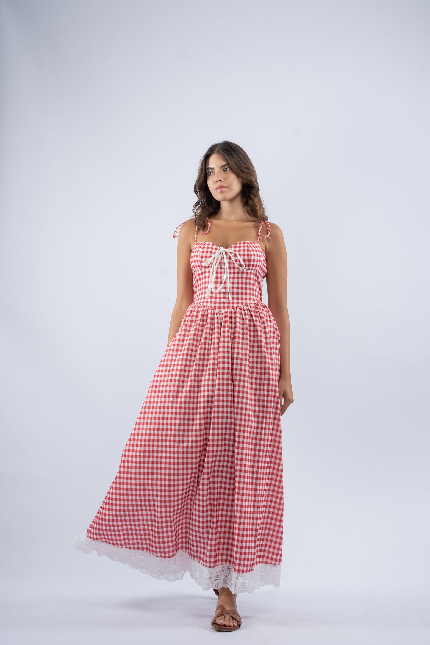 Picnic gingham dress