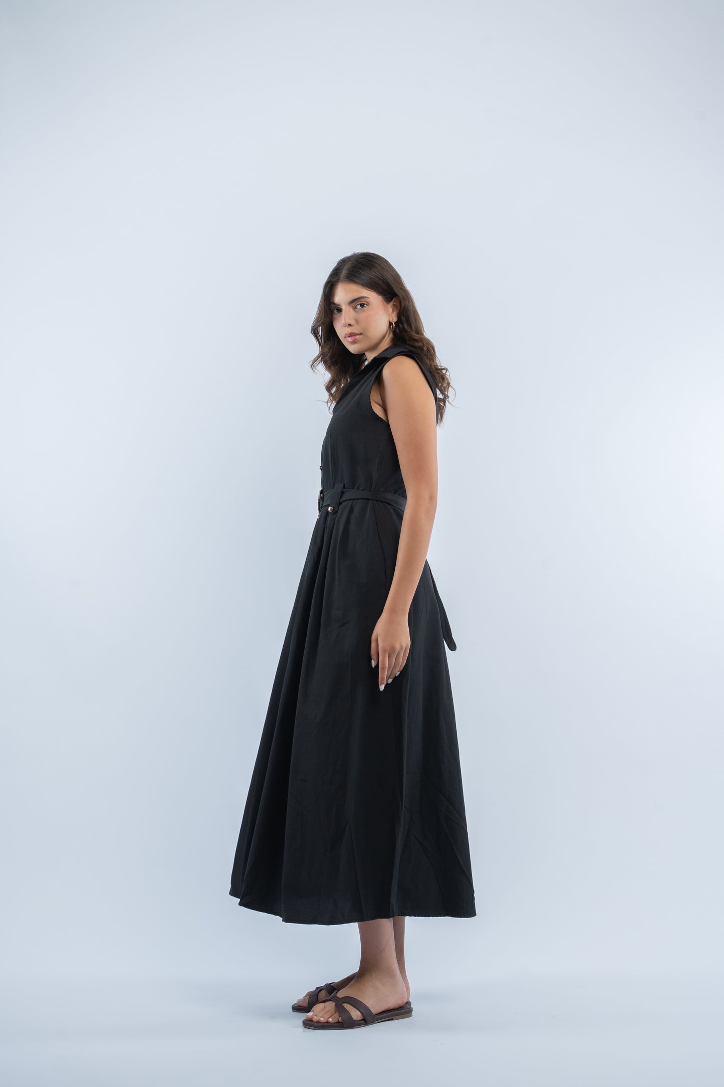 Verona belted dress