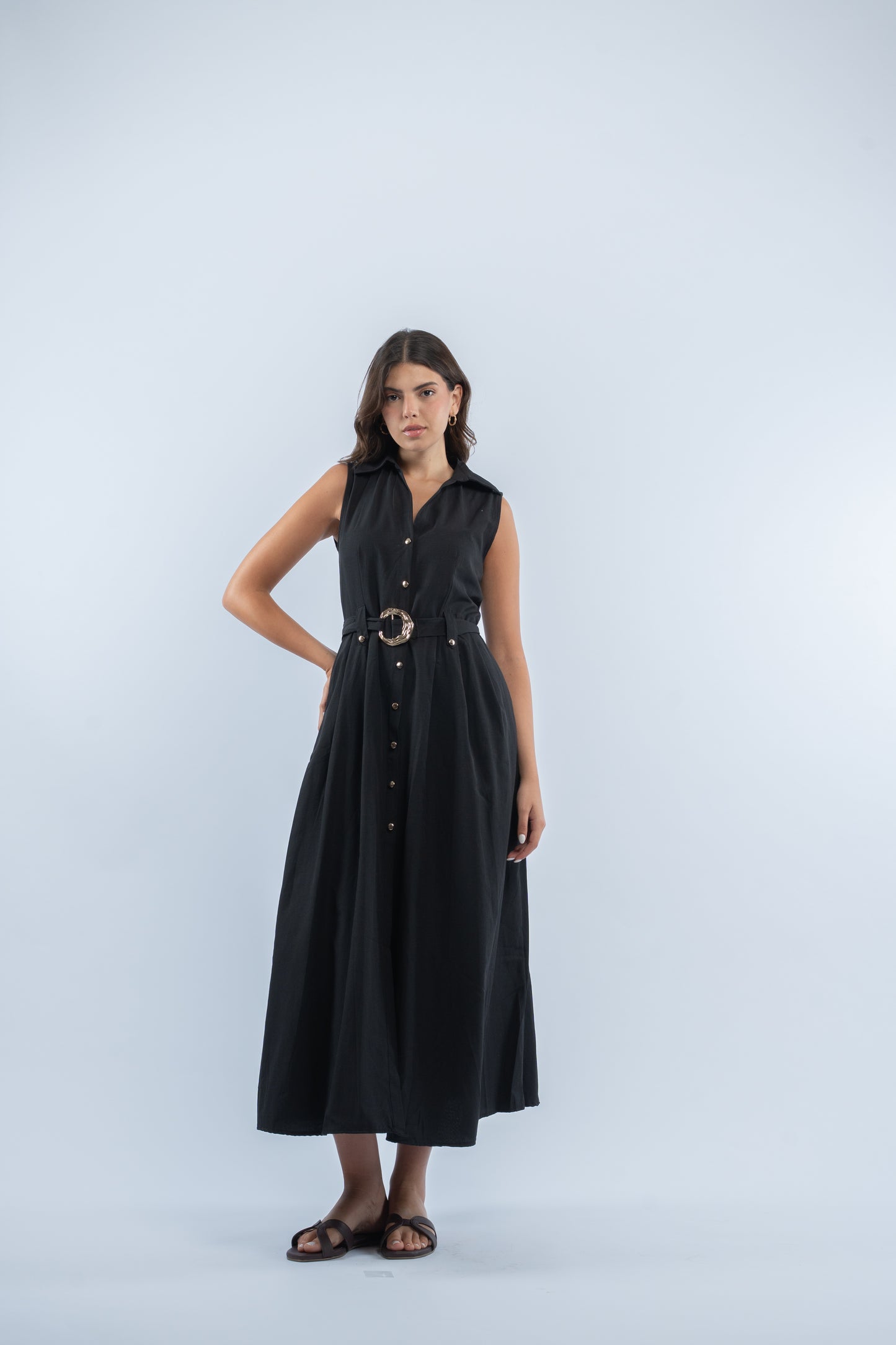 Verona belted dress