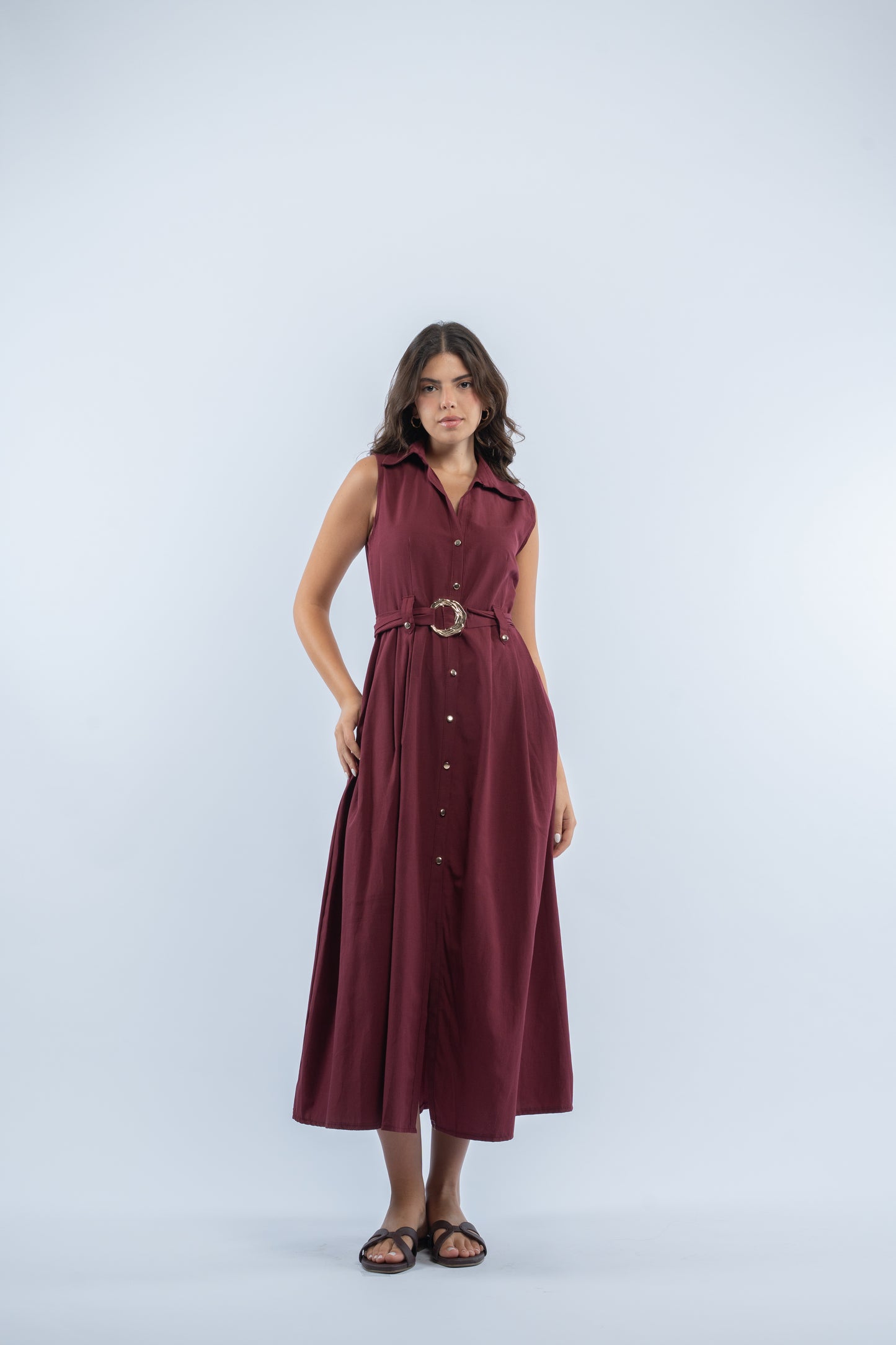 Verona belted dress