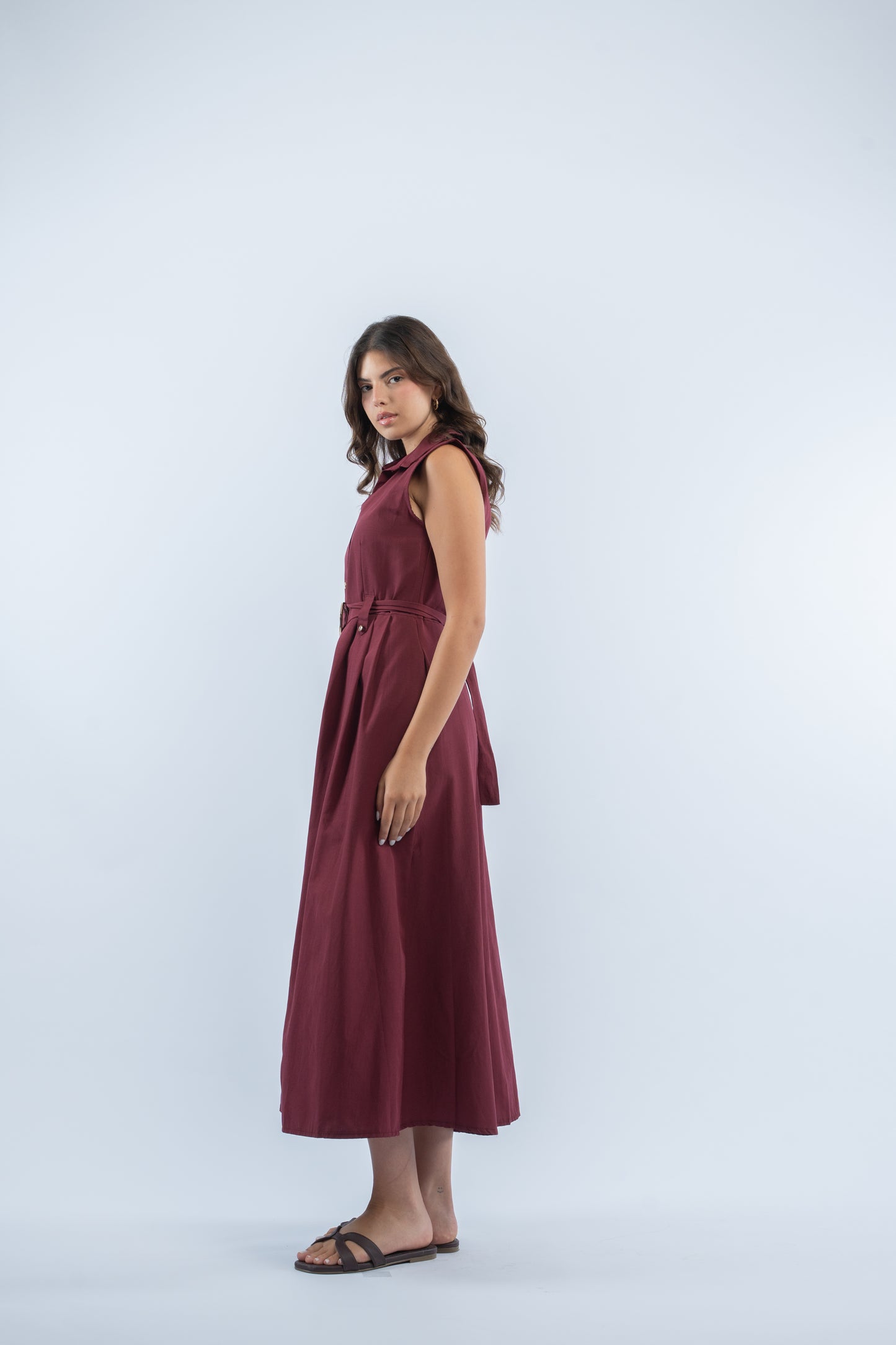 Verona belted dress