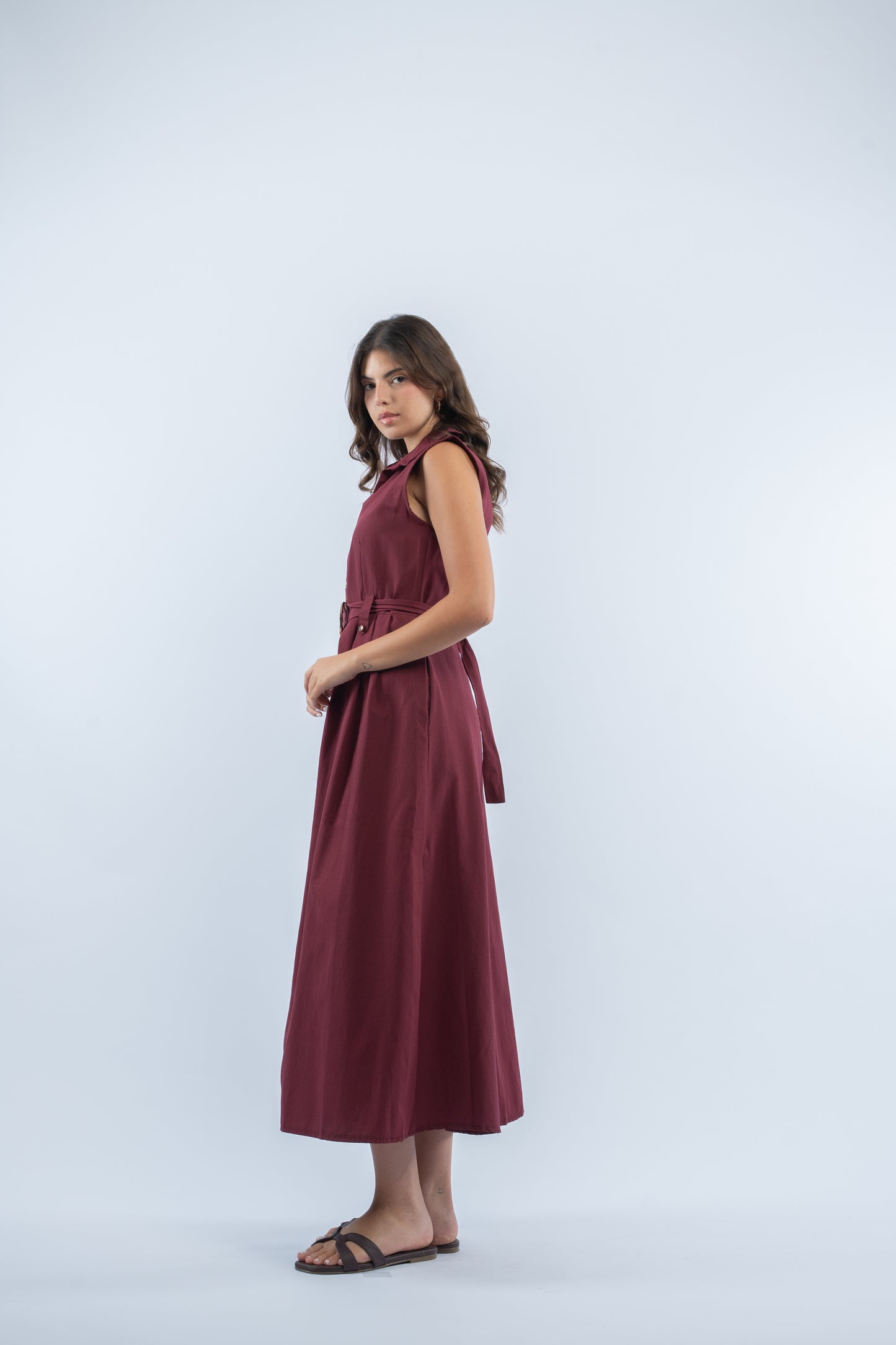 Verona belted dress