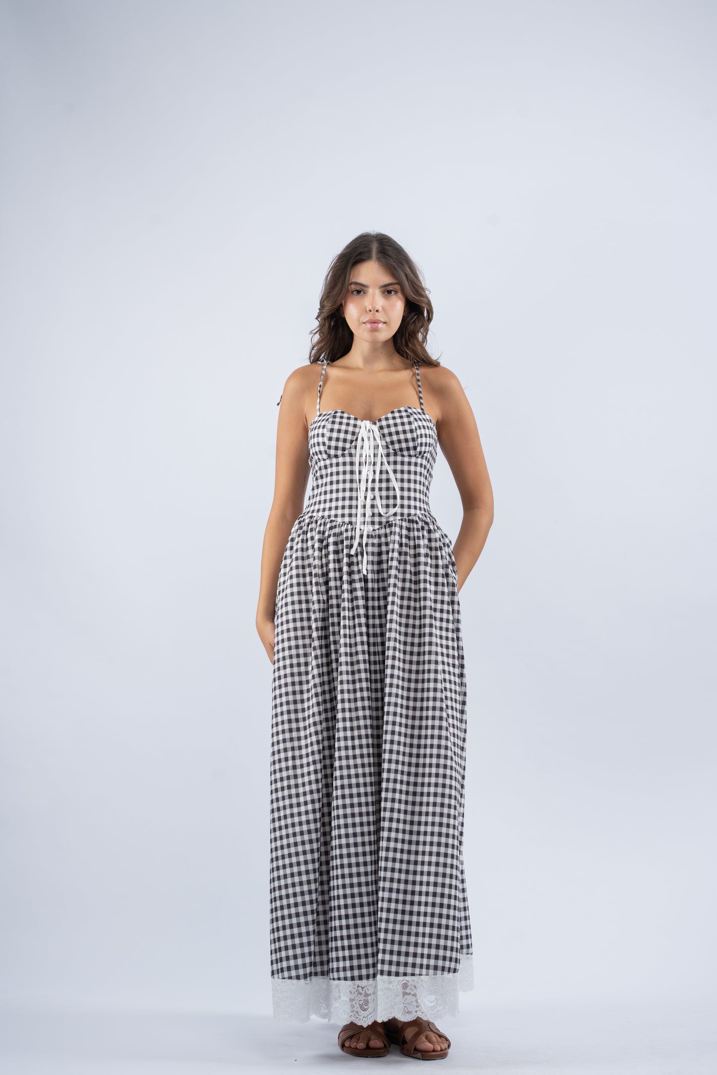 Picnic gingham dress
