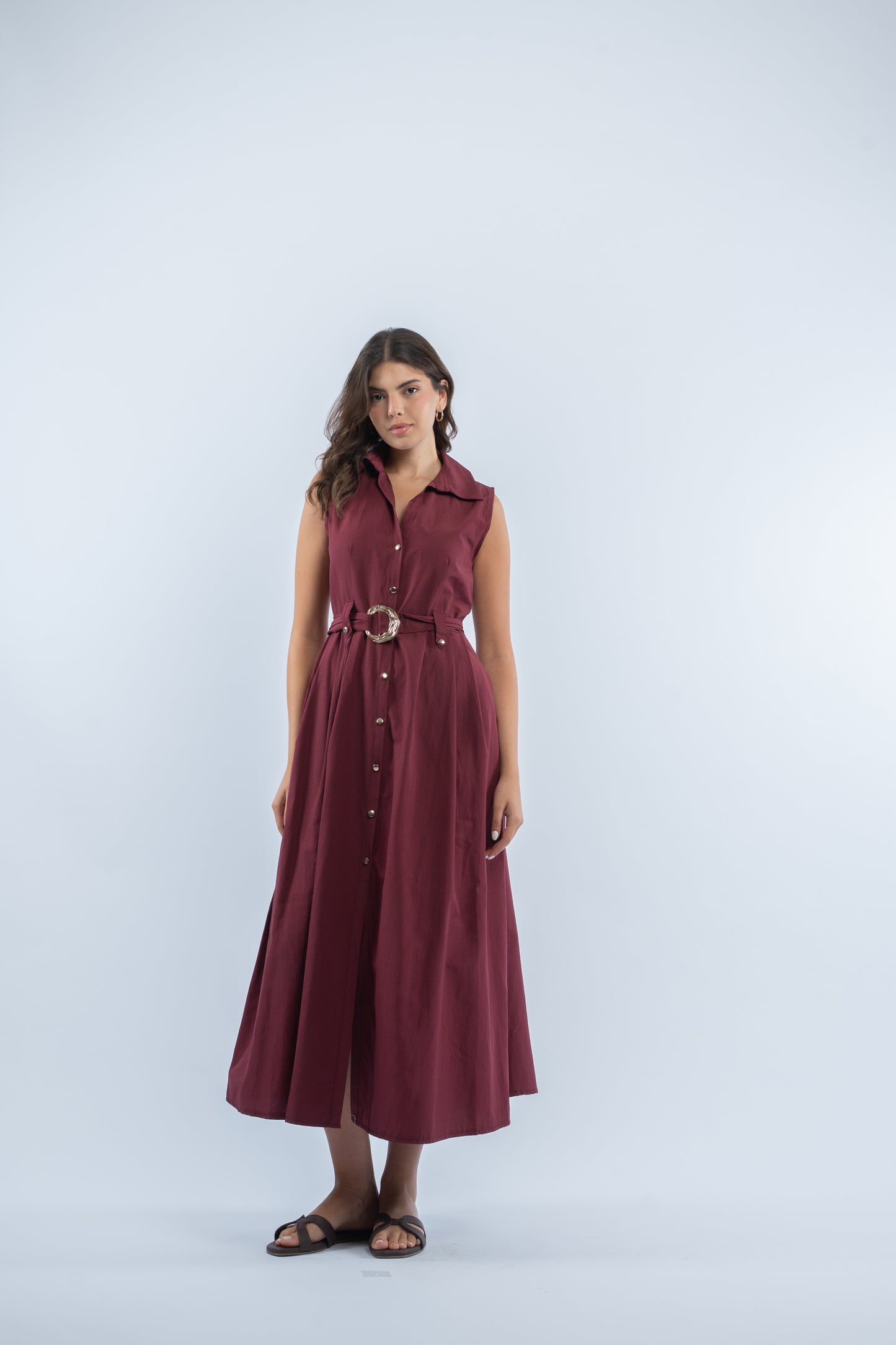 Verona belted dress