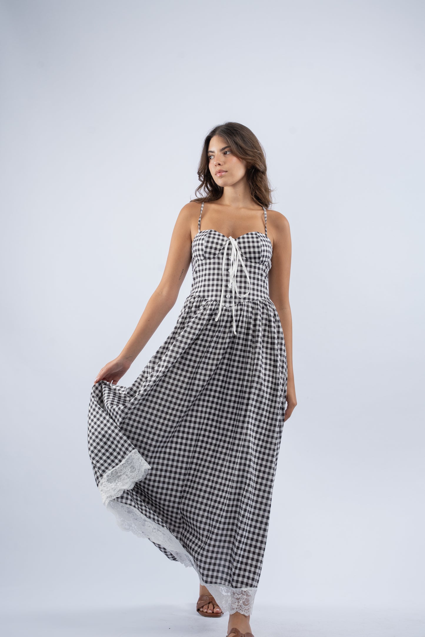 Picnic gingham dress