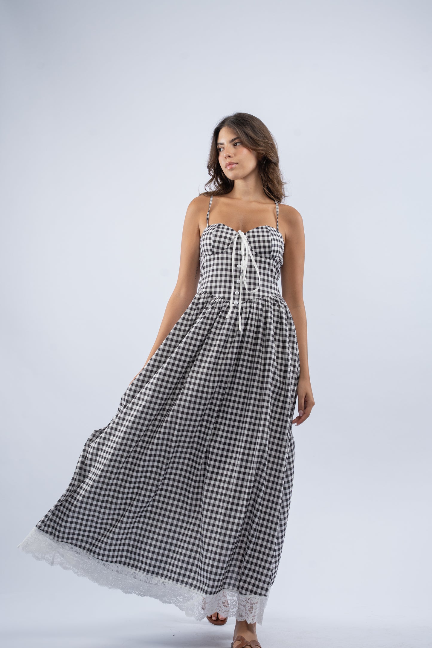 Picnic gingham dress
