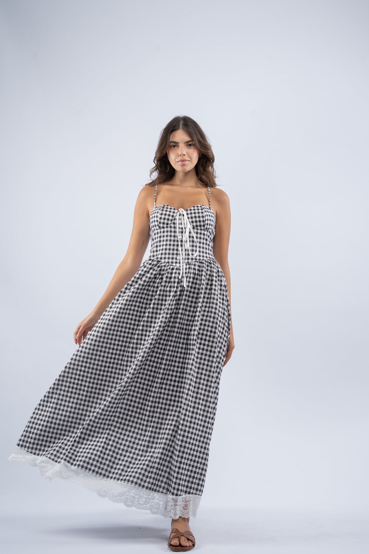 Picnic gingham dress