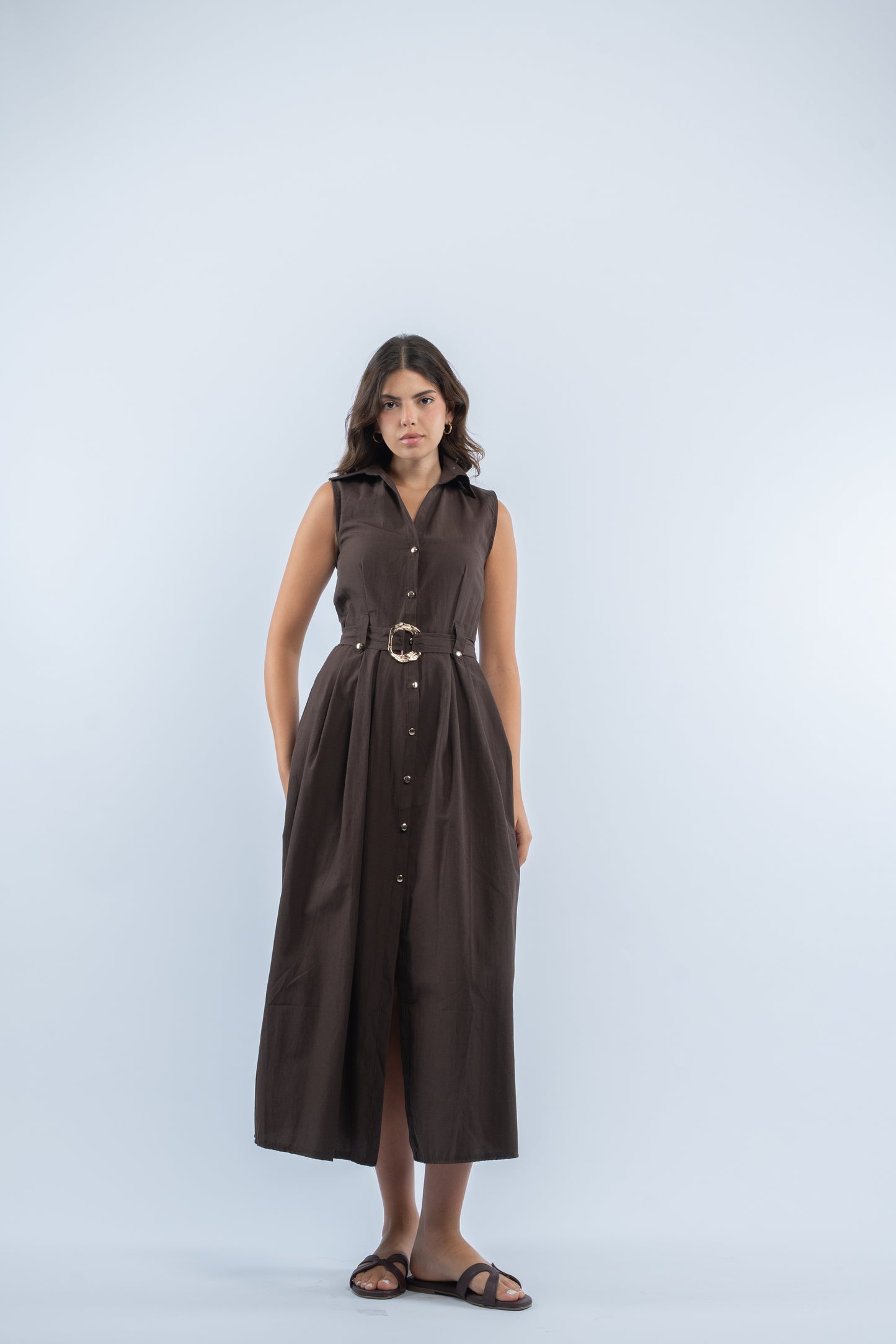 Verona belted dress