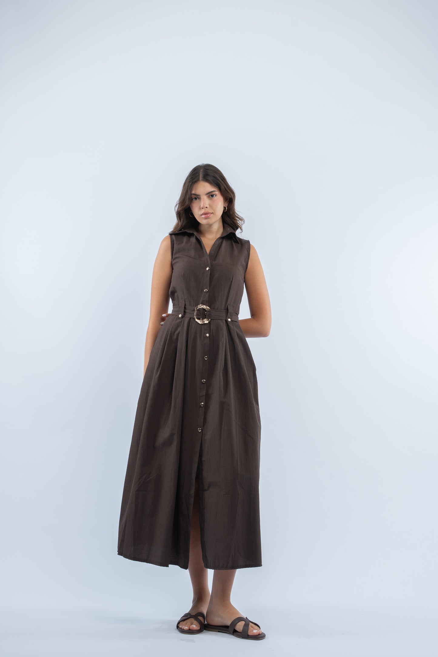 Verona belted dress