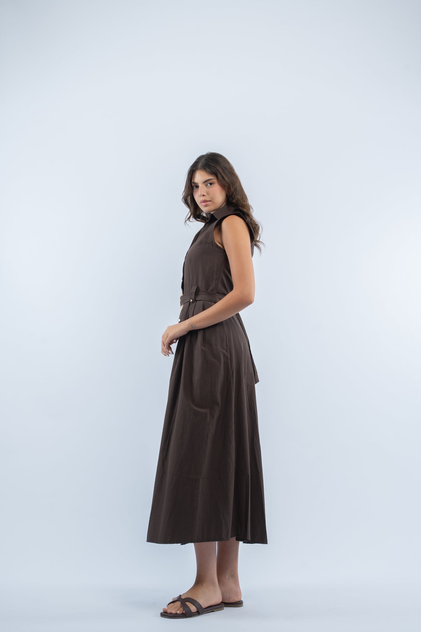 Verona belted dress