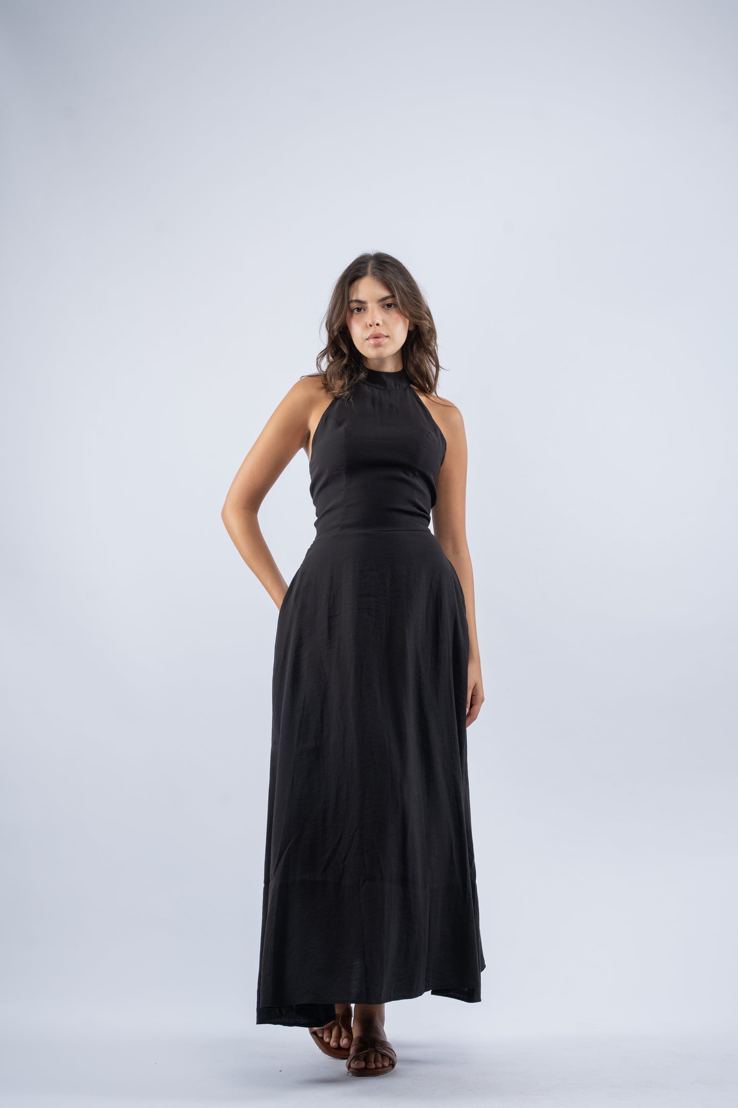 Isla halter dress