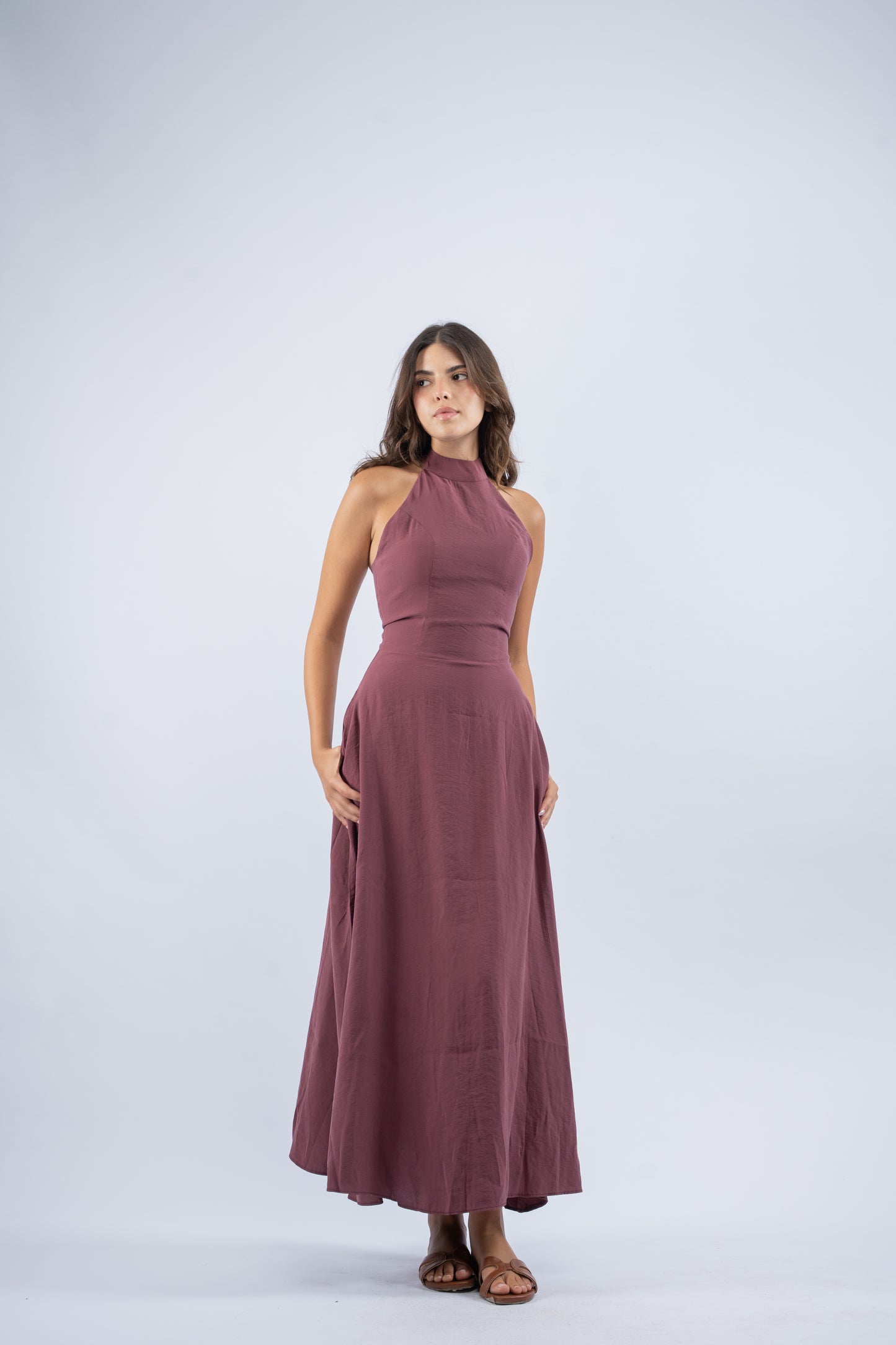 Isla halter dress