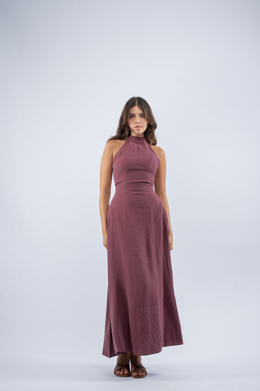 Isla halter dress