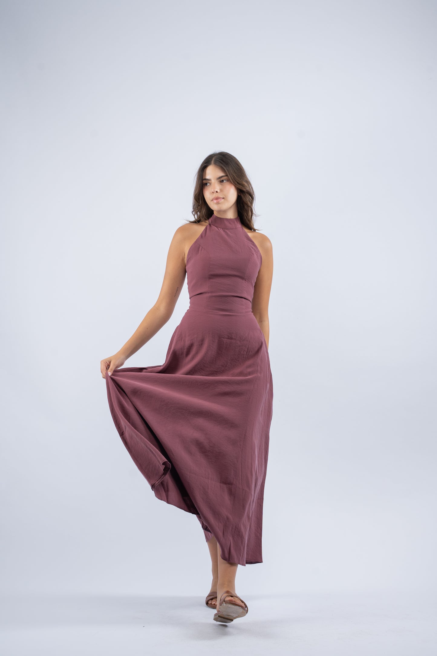 Isla halter dress