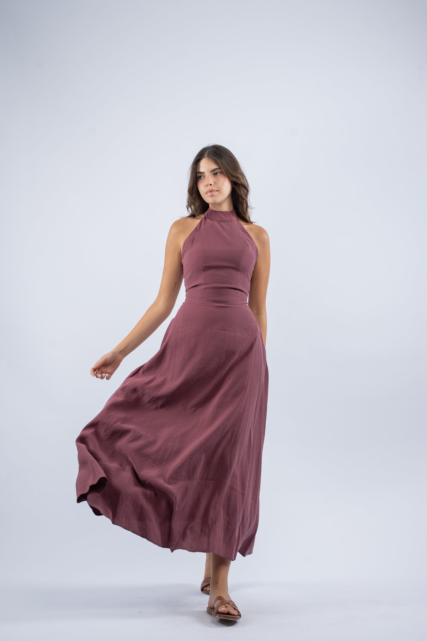 Isla halter dress