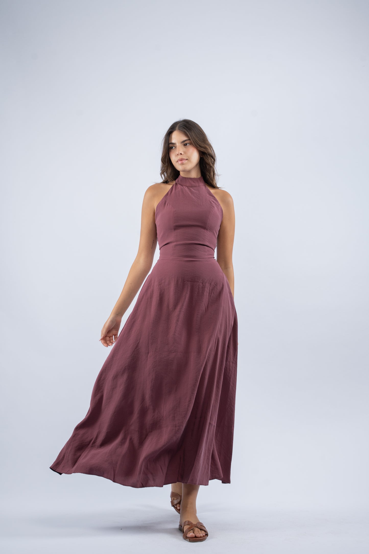 Isla halter dress