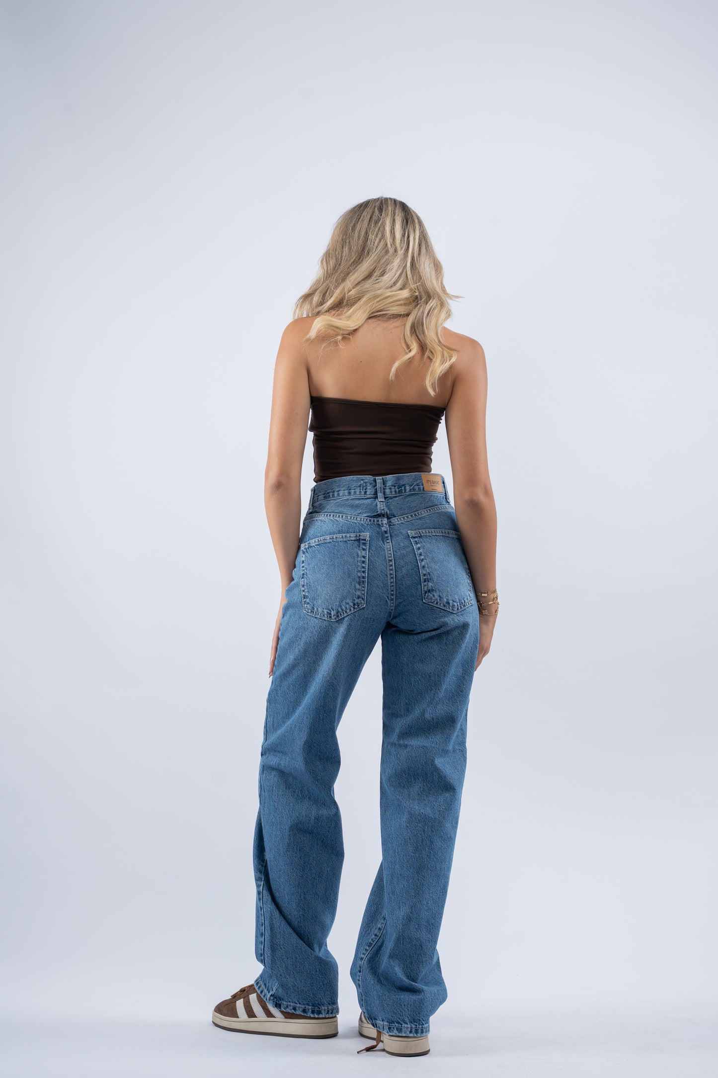 Classic wide leg jeans