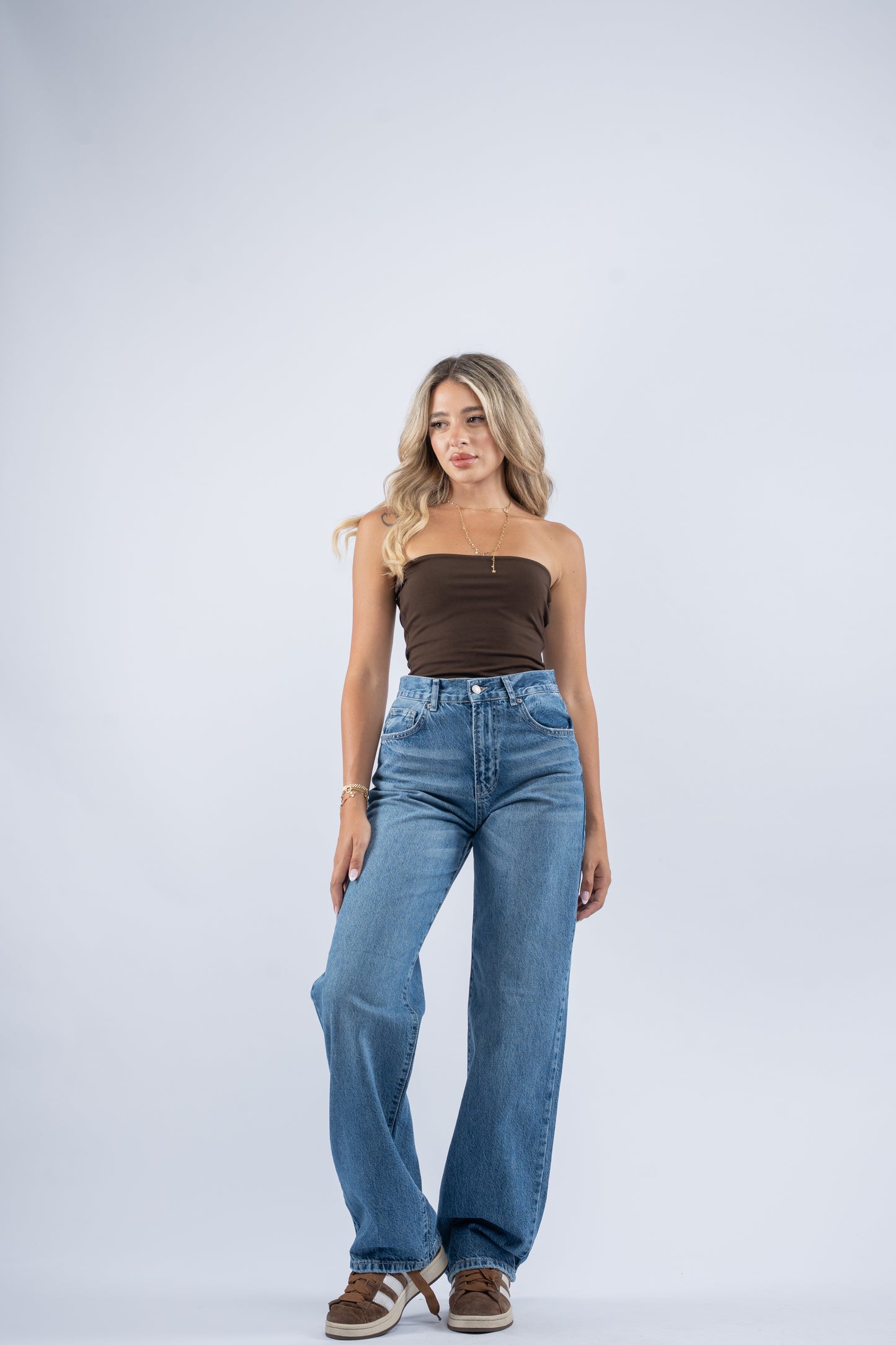 Classic wide leg jeans