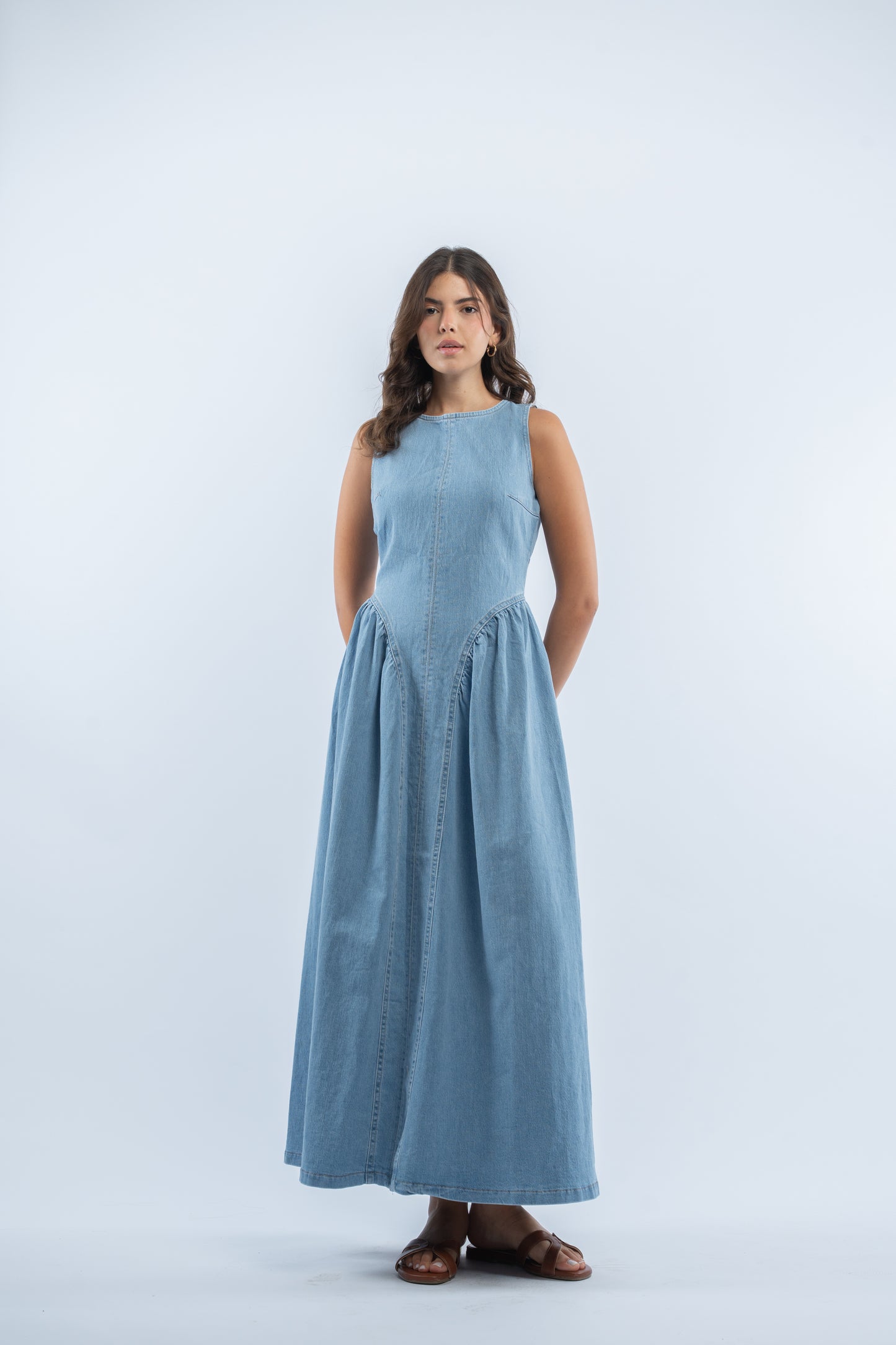 Bleu denim dress