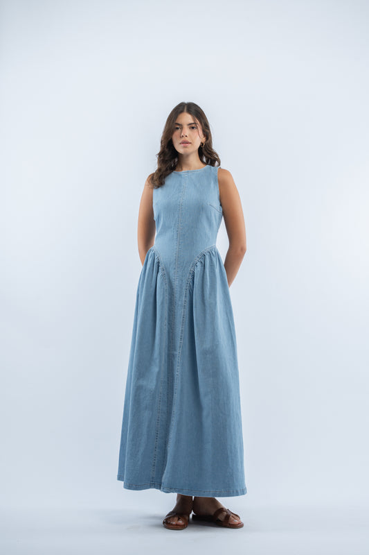 Bleu denim dress