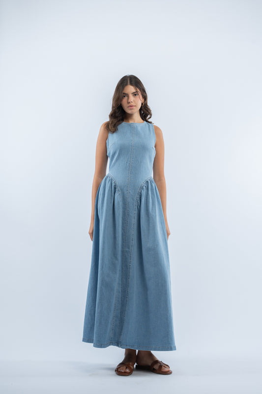 Bleu denim dress
