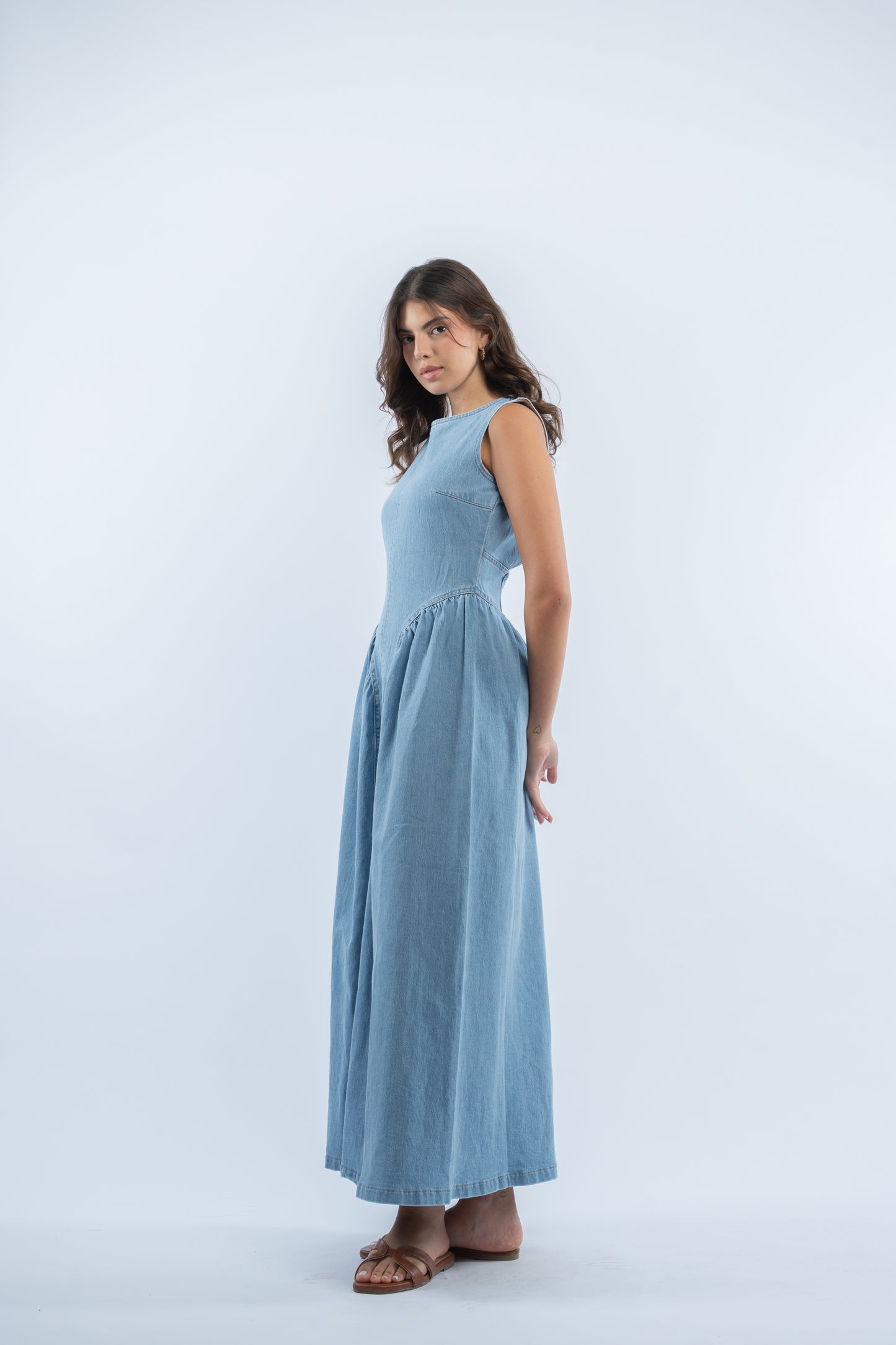Bleu denim dress