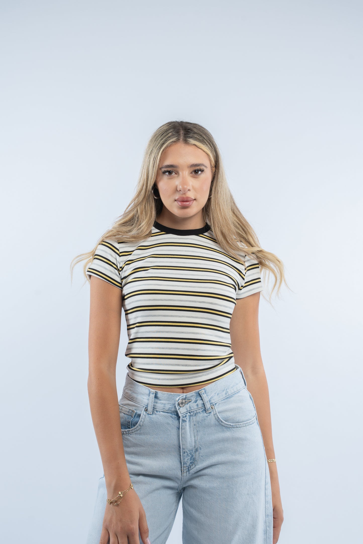 Striped baby tee