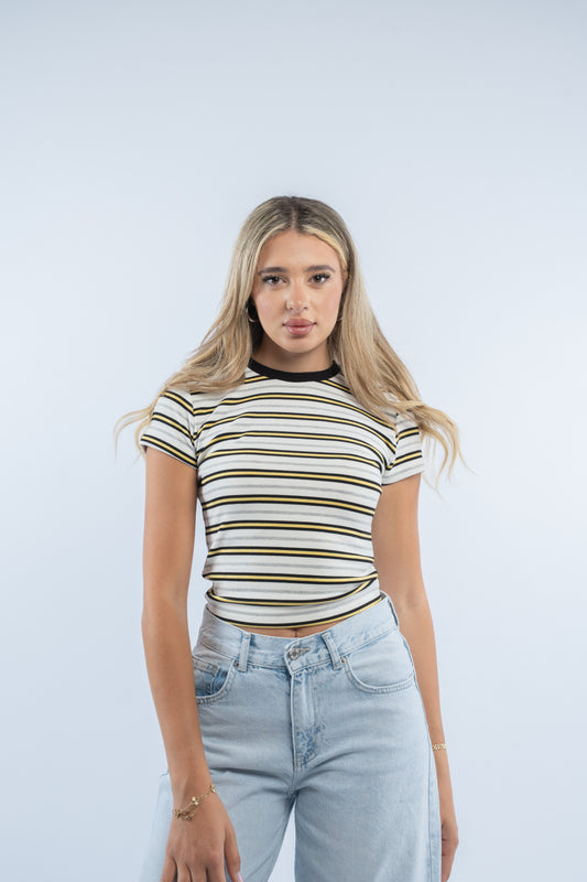 Striped baby tee