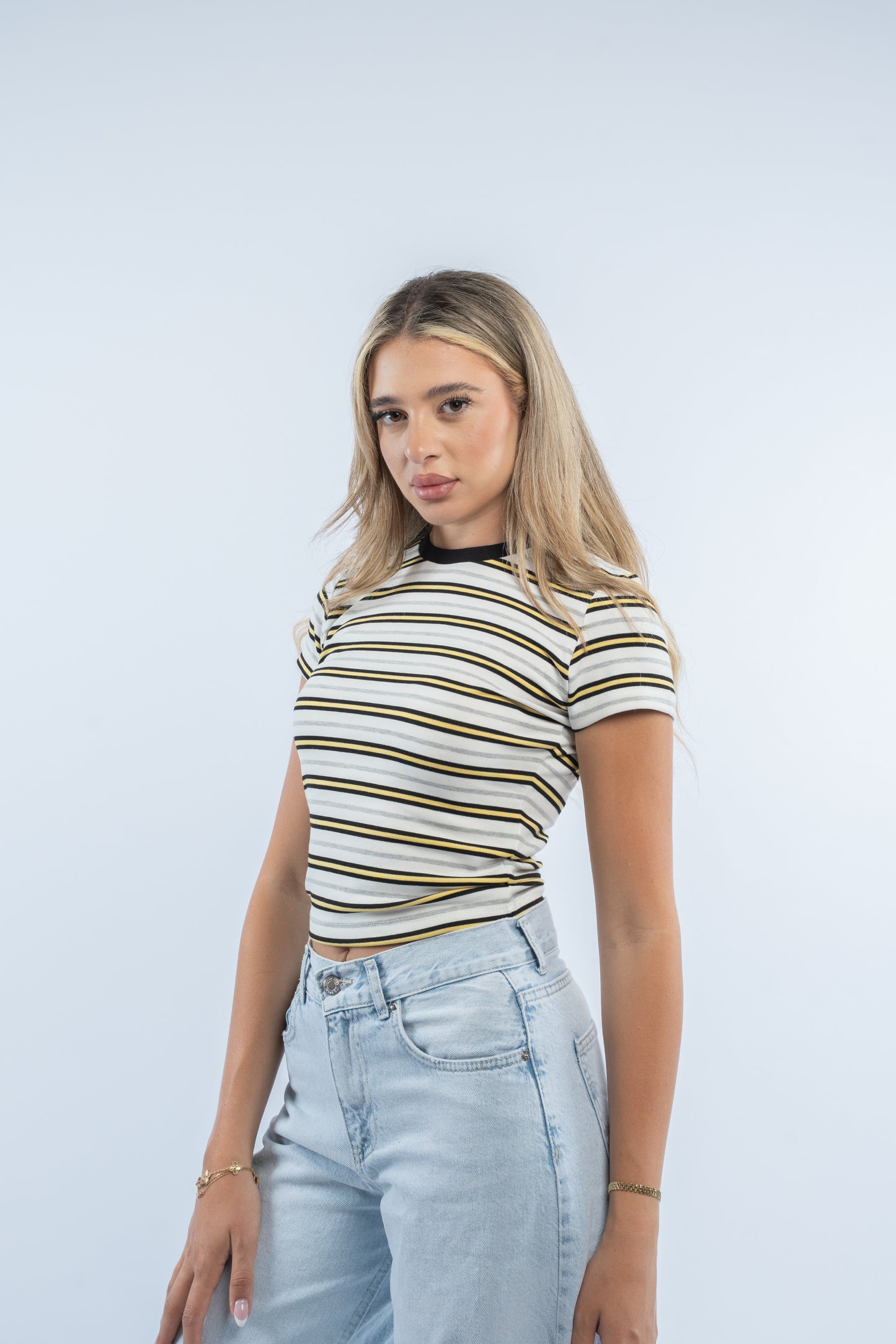 Striped baby tee