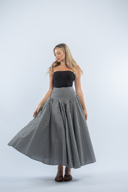 Gingham skirt