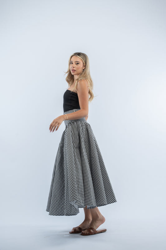 Gingham skirt