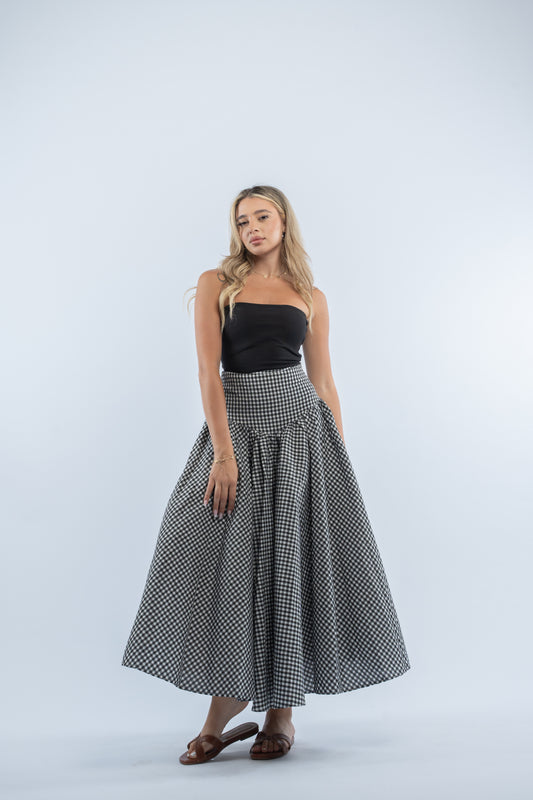 Gingham skirt