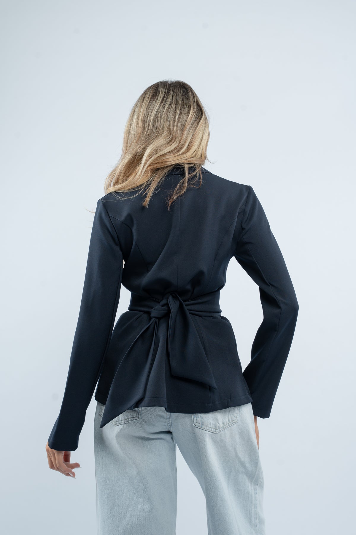 Fitted structured blazer