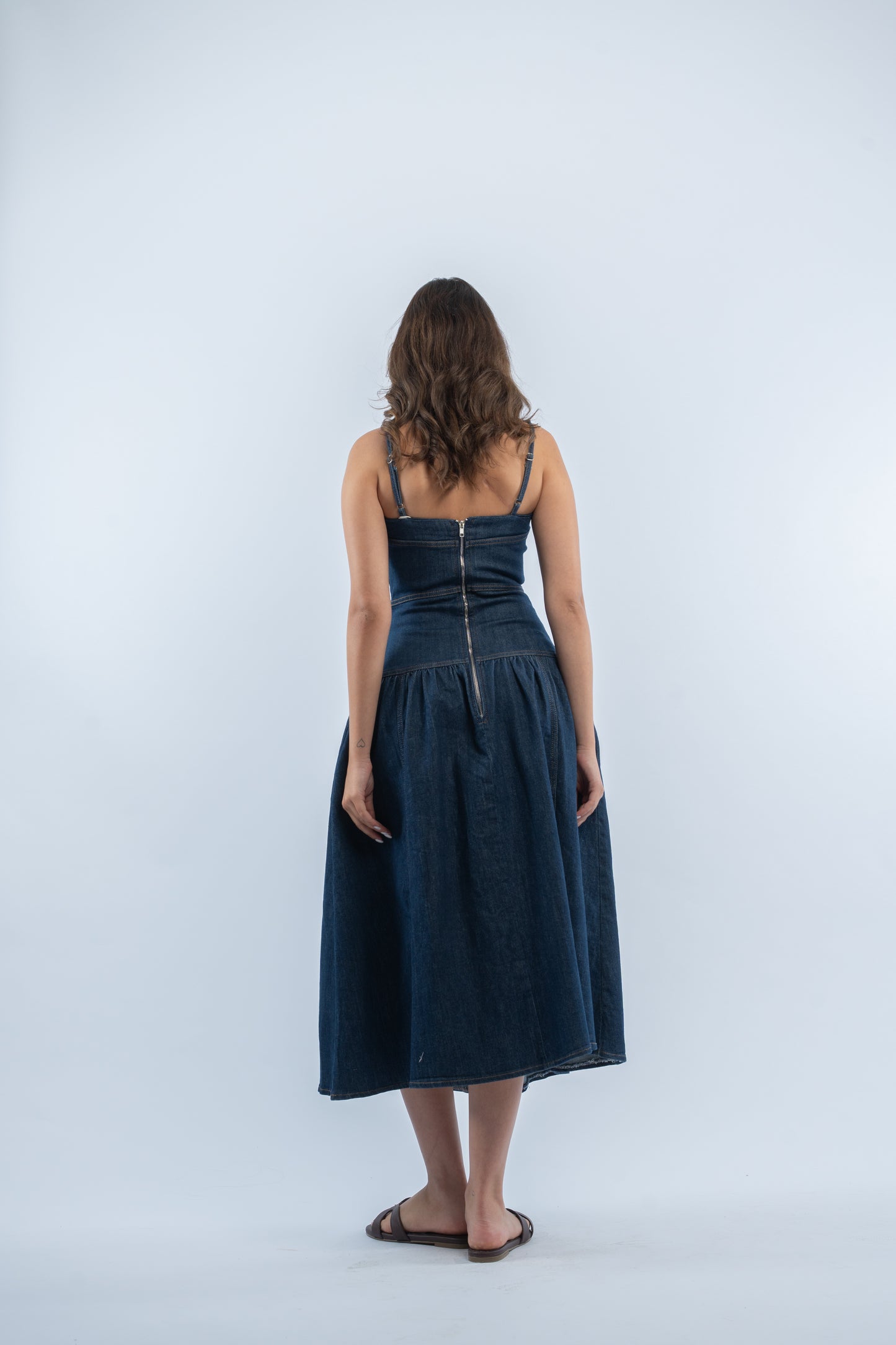 Solene denim dress