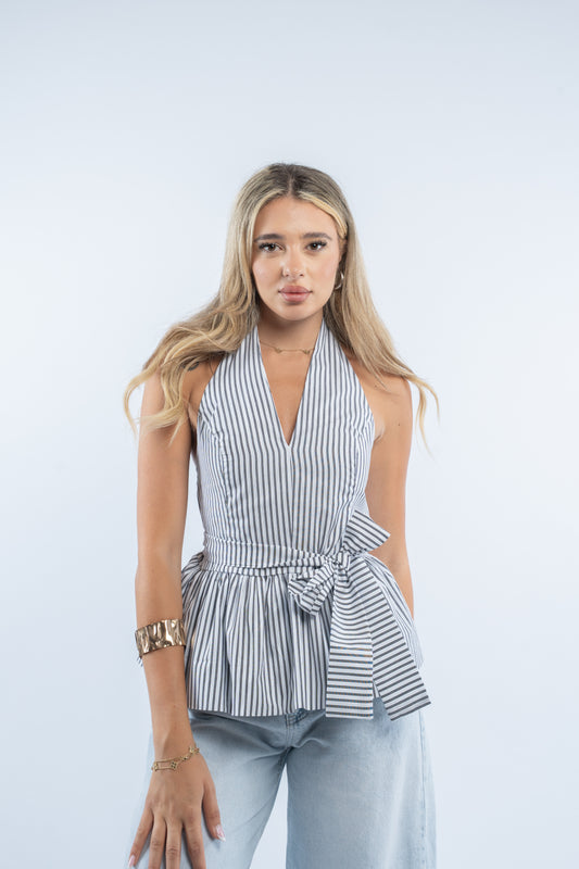 Pinstripe top