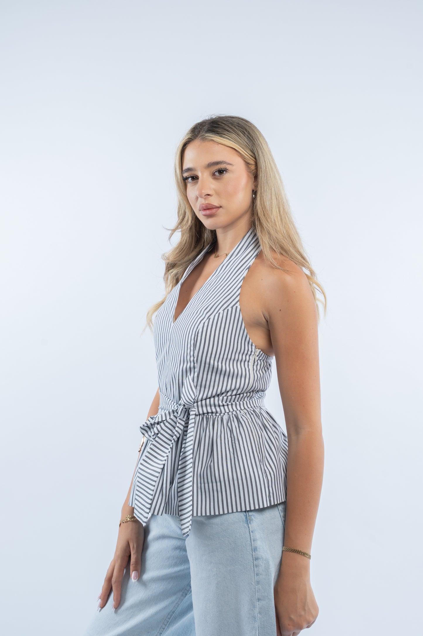 Pinstripe top