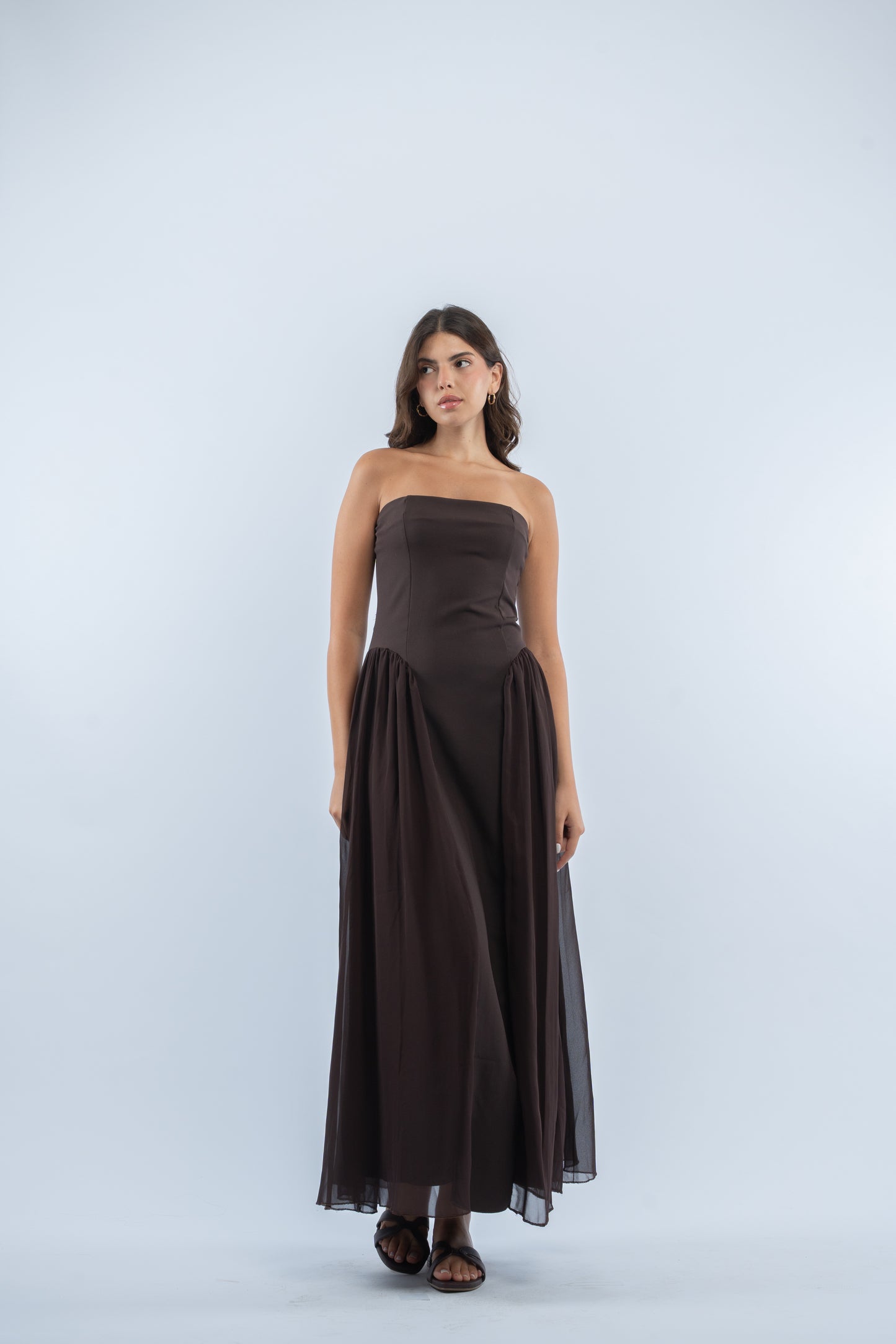 Strapless dress