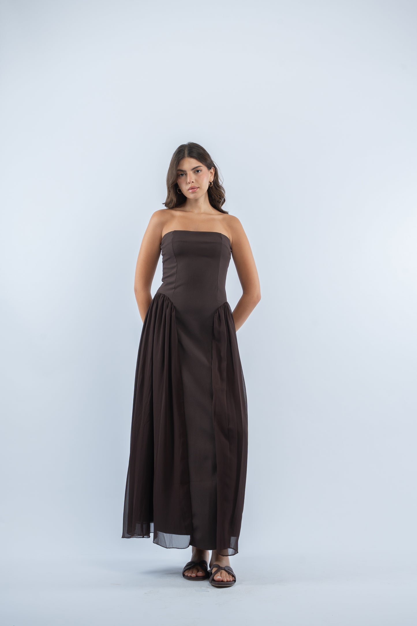 Strapless dress