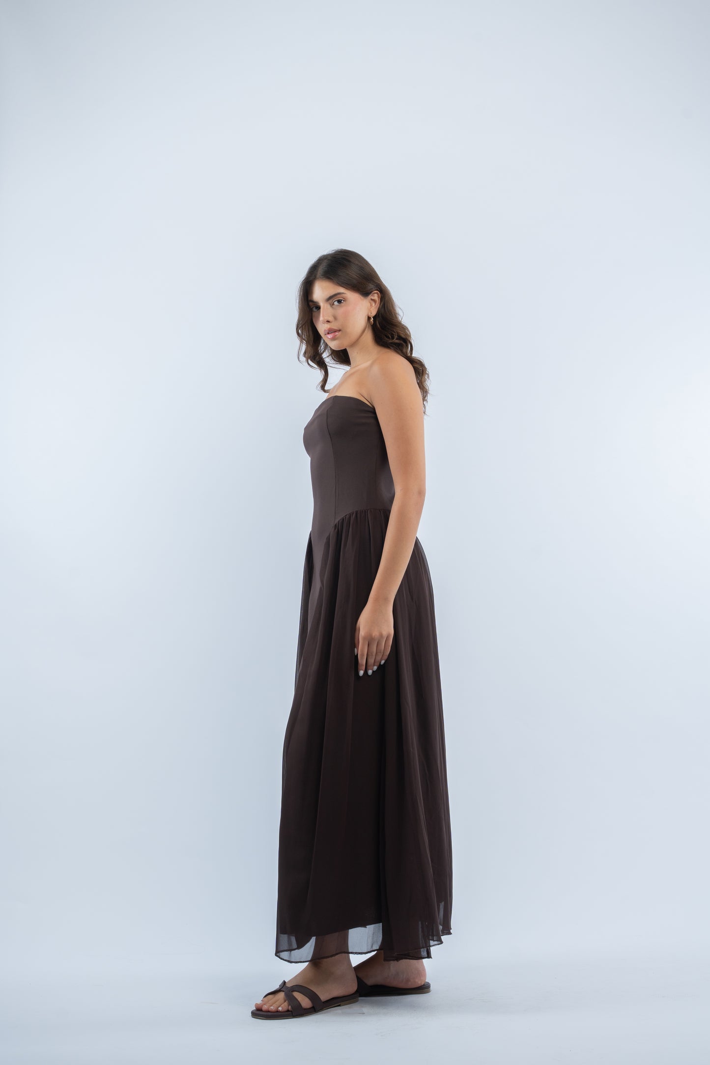 Strapless dress