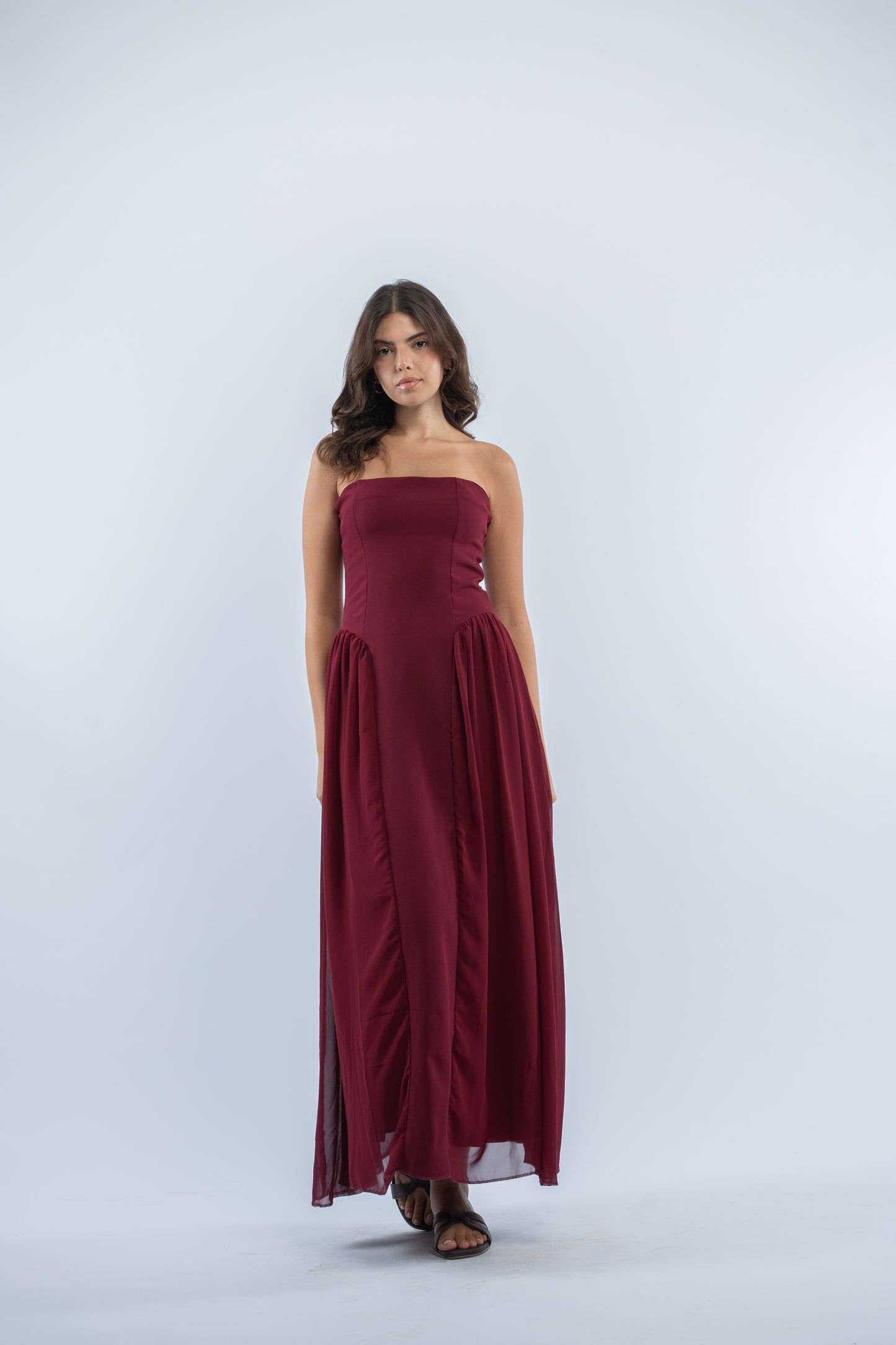 Strapless dress