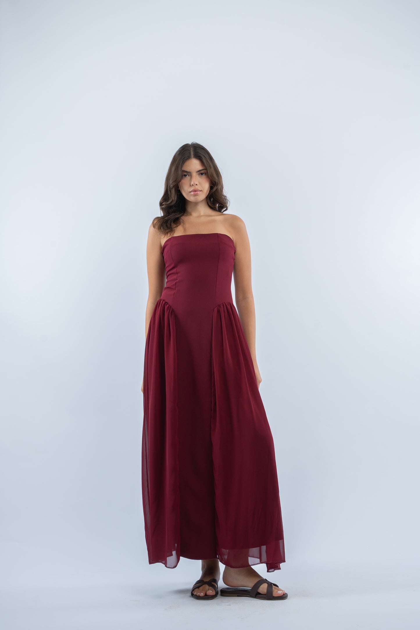 Strapless dress