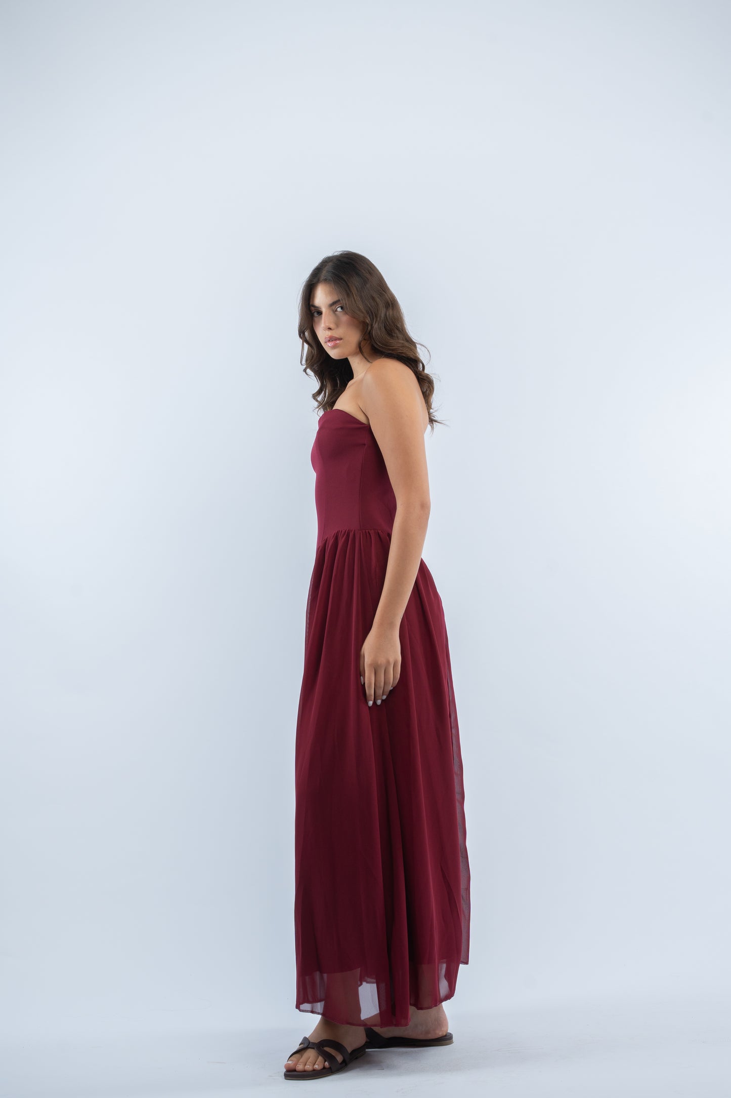 Strapless dress