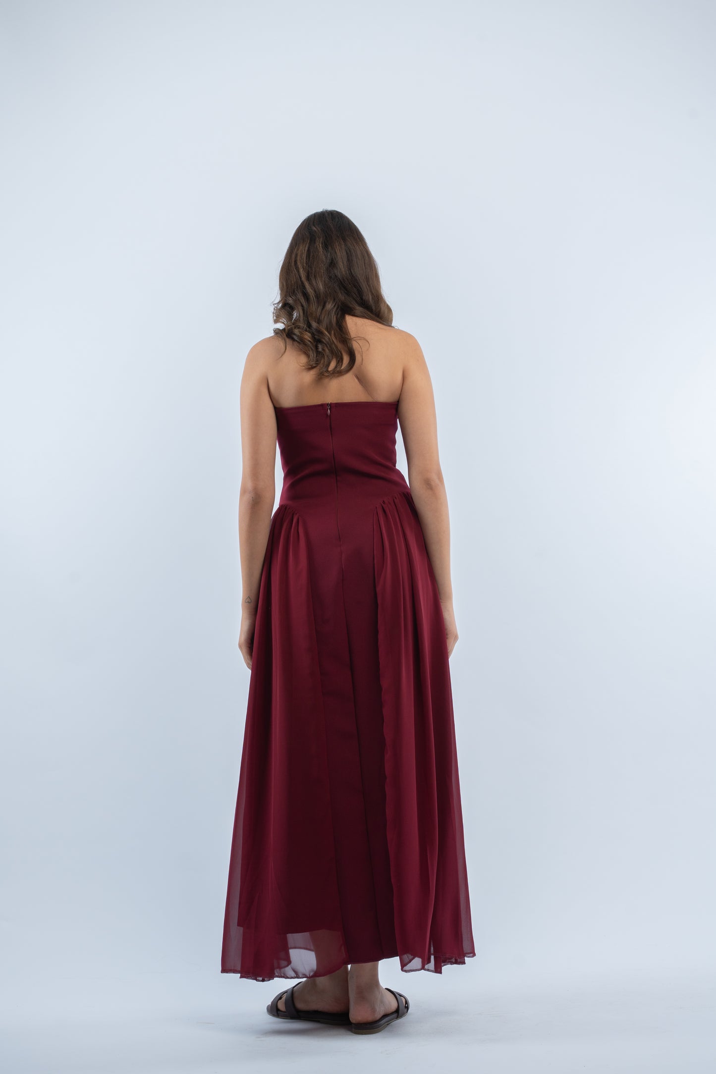 Strapless dress