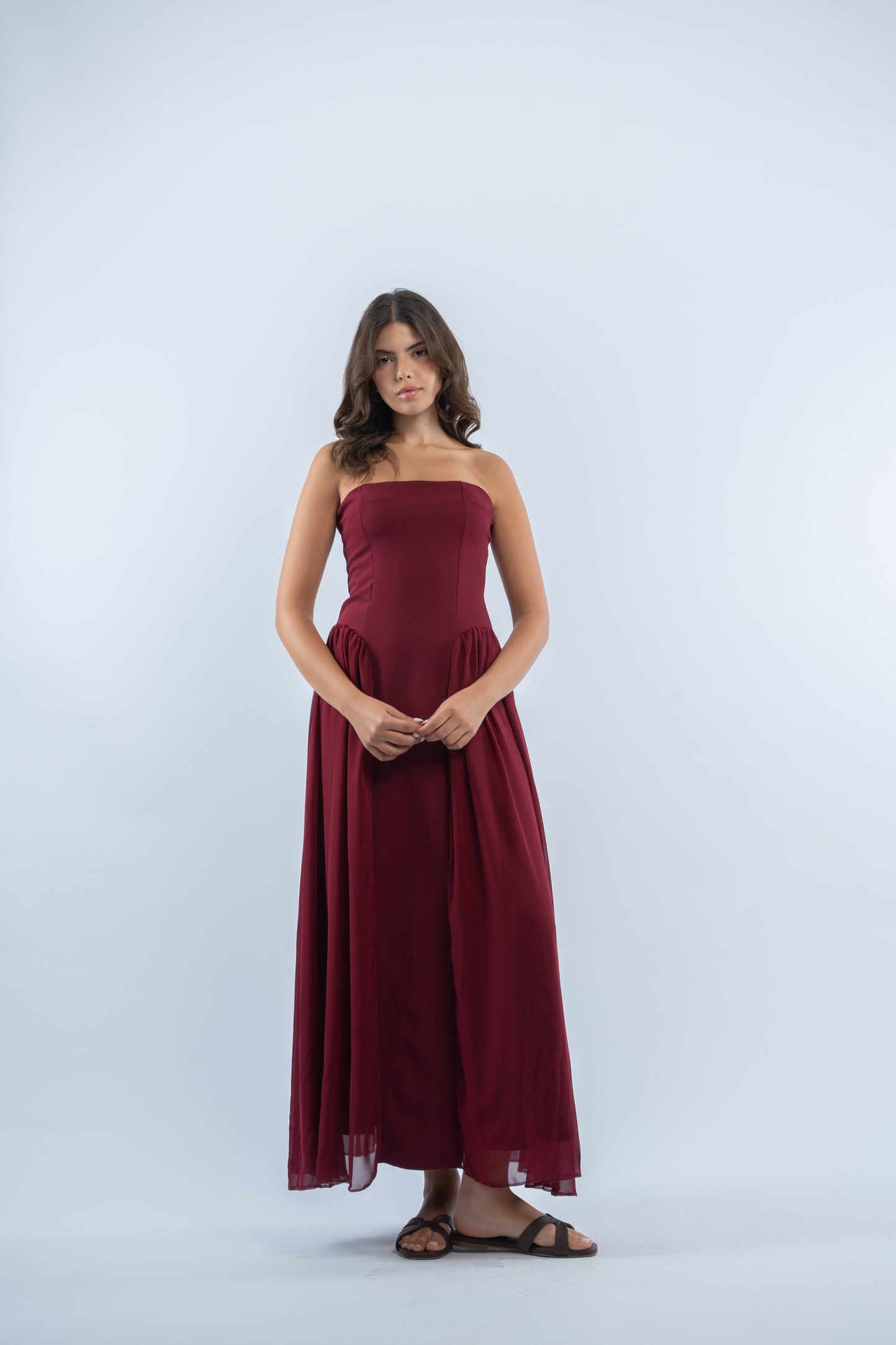 Strapless dress
