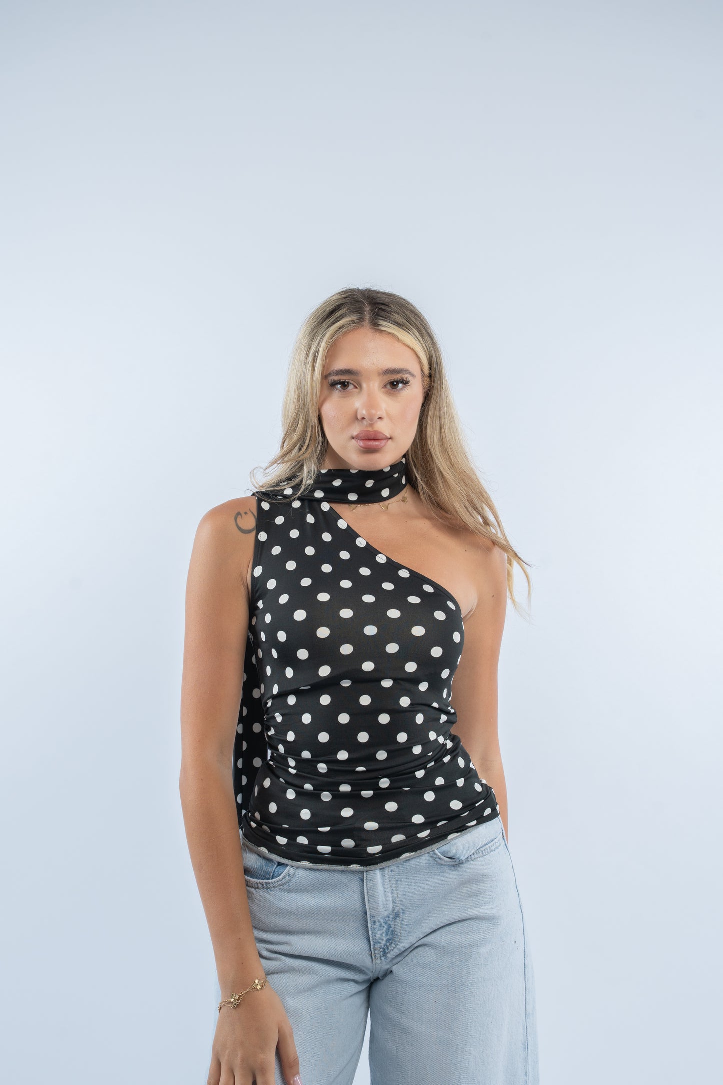 Polka dot top