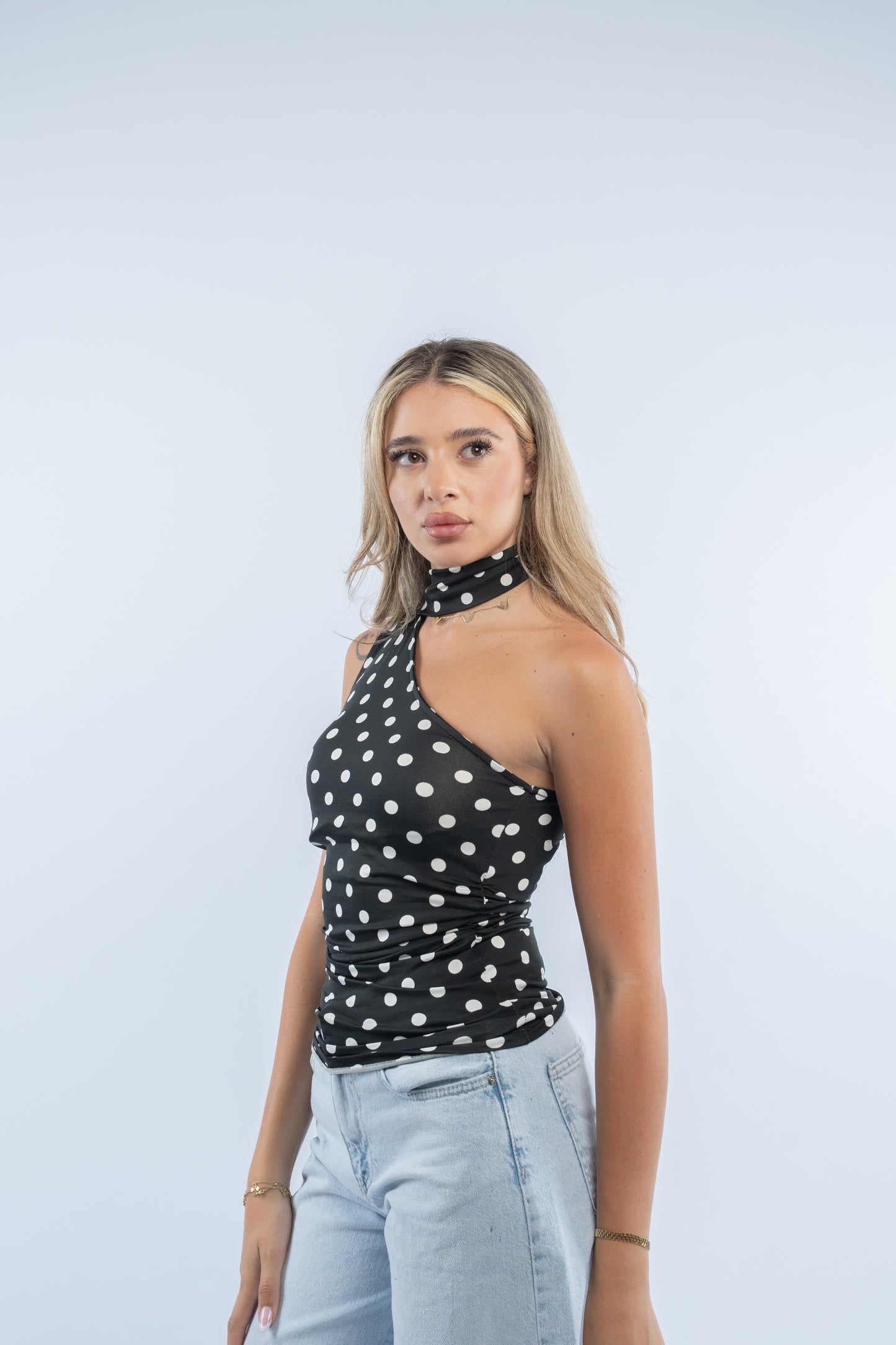 Polka dot top