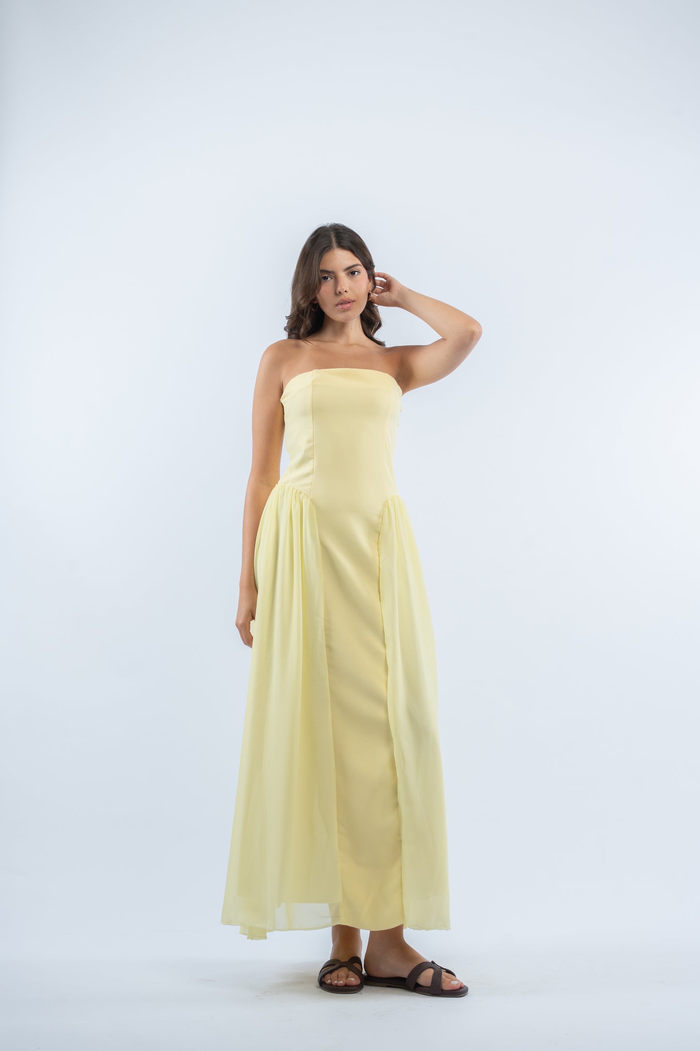Strapless dress