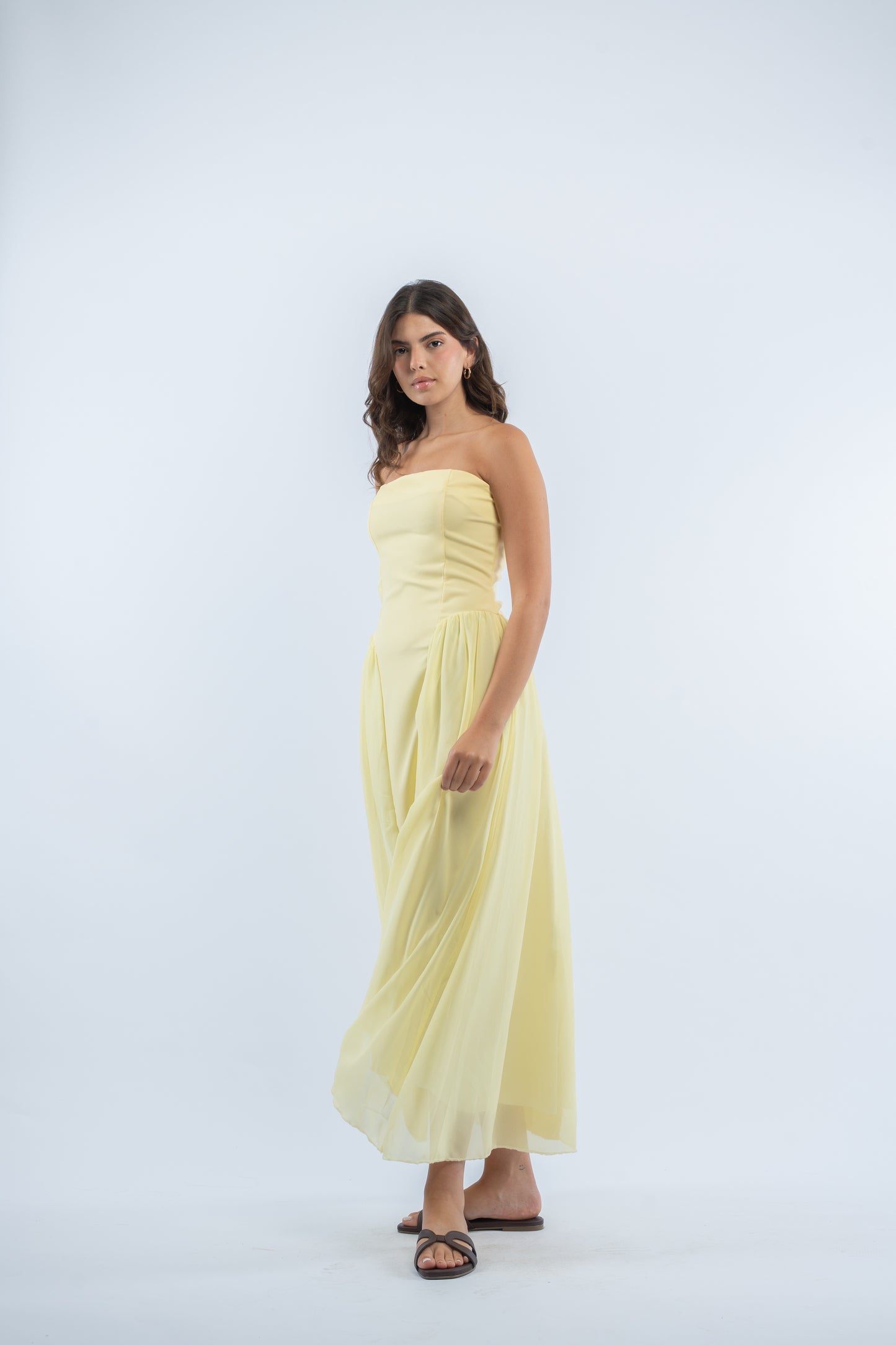 Strapless dress