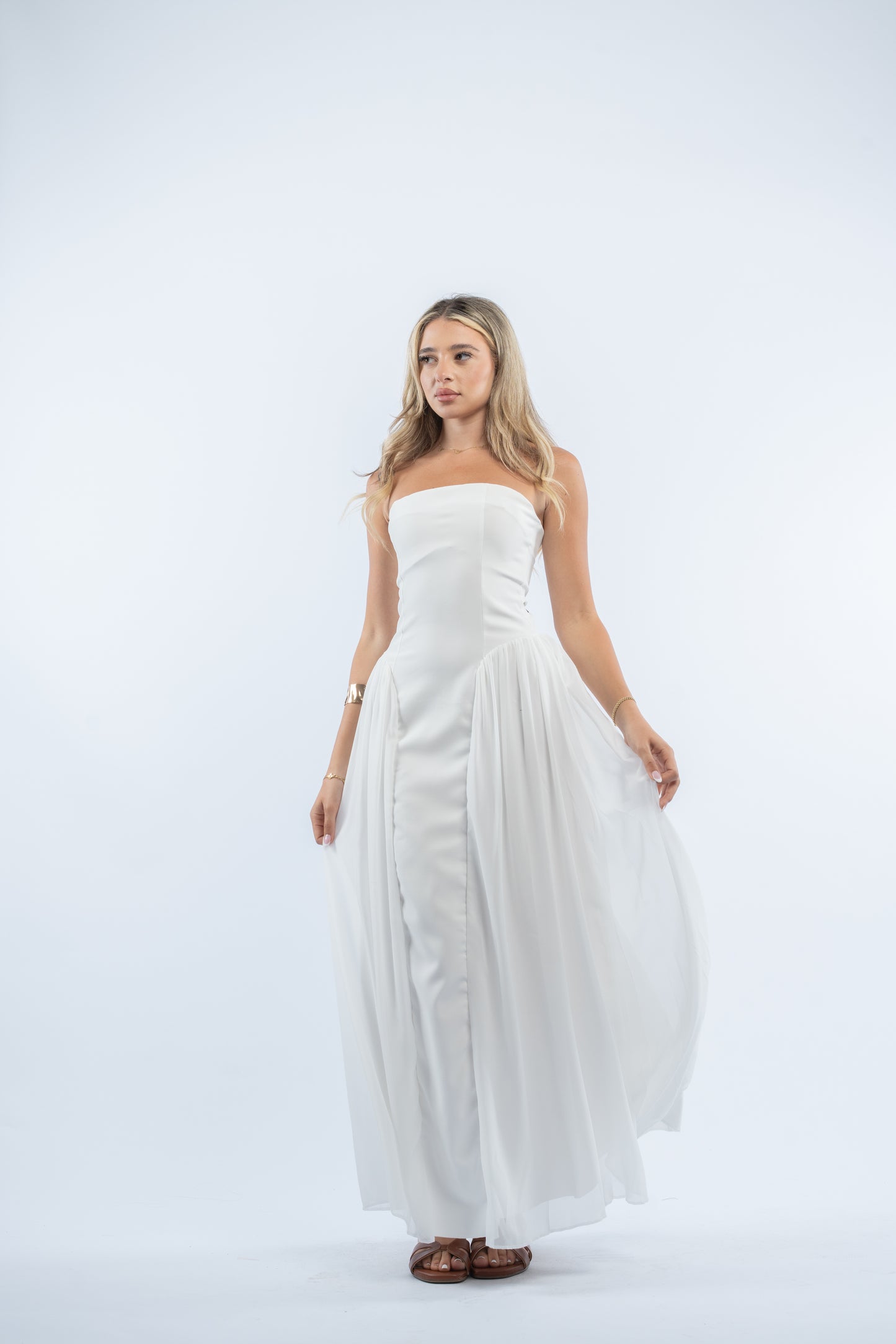 Strapless dress